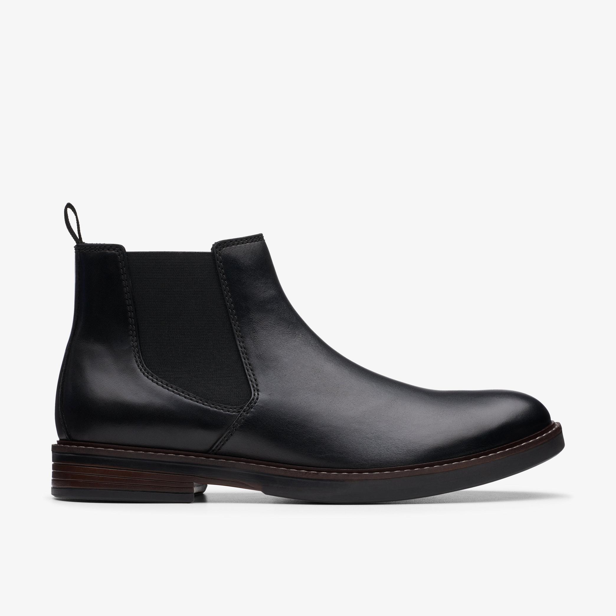 Paulson Up Black Leather Chelsea Boots, view 1 of 6