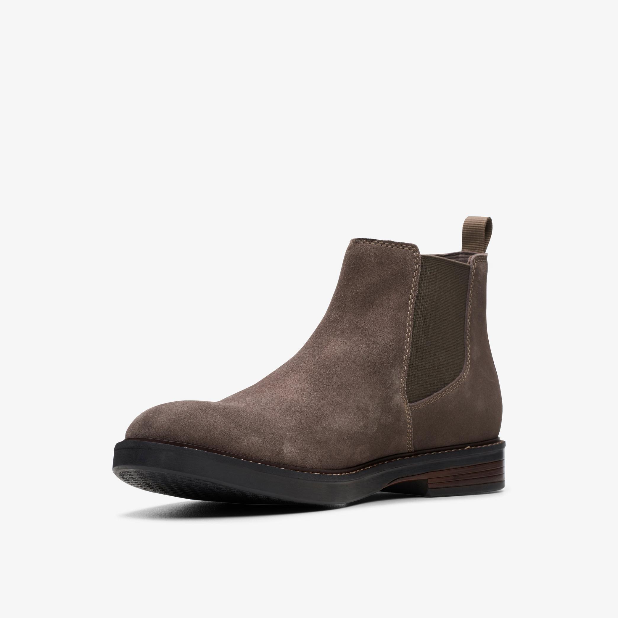 Paulson Up Taupe Suede Chelsea Boots, view 4 of 6