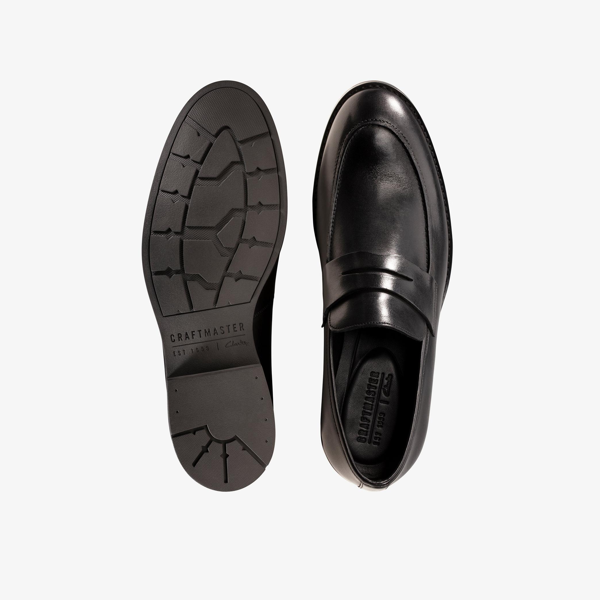 Ronnie Step Black Leather Loafers, view 6 of 6