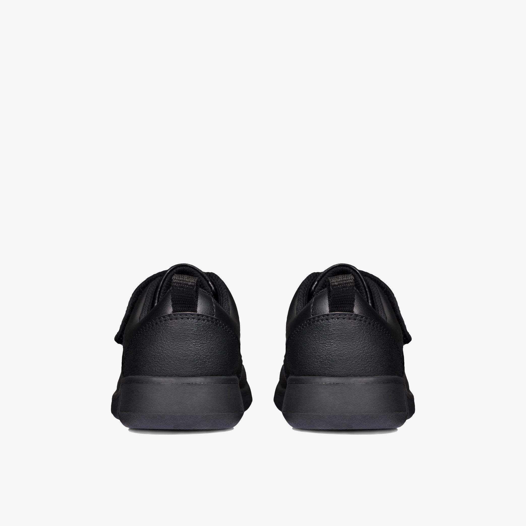 Boys Scape Sky Youth Black Leather Shoes | Clarks UK