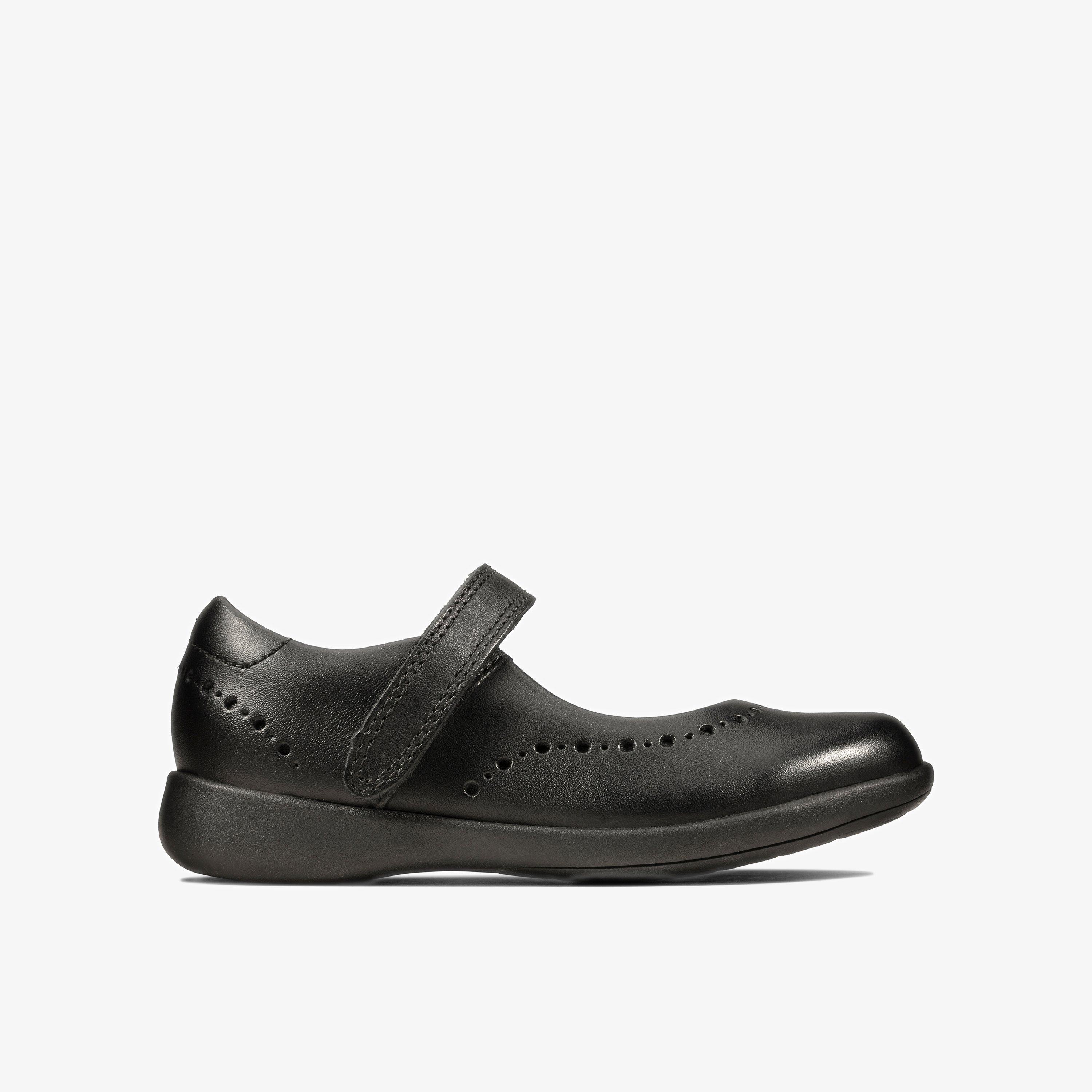 Etch Craft Toddler Black Leather Mary Jane School Shoes, view 1 of 6