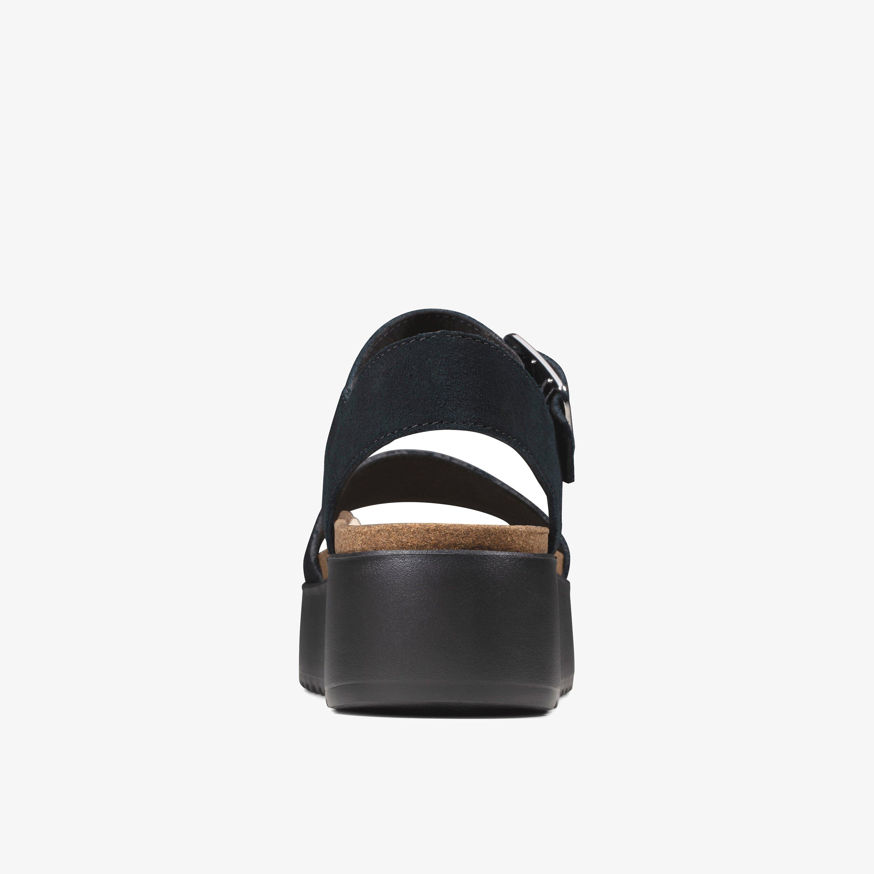 botanic strap black suede