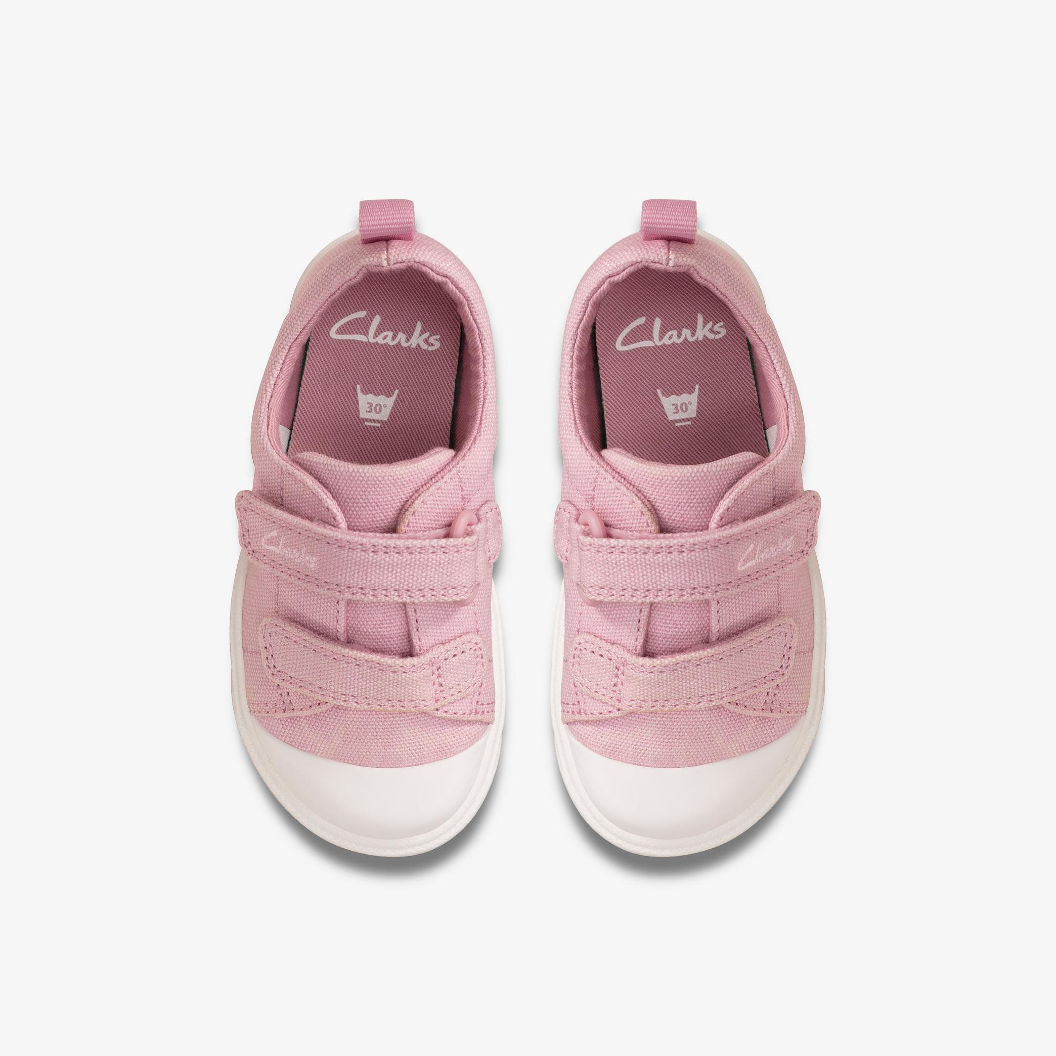 Girls City Bright Toddler Pink Canvas Canvas | Clarks UK