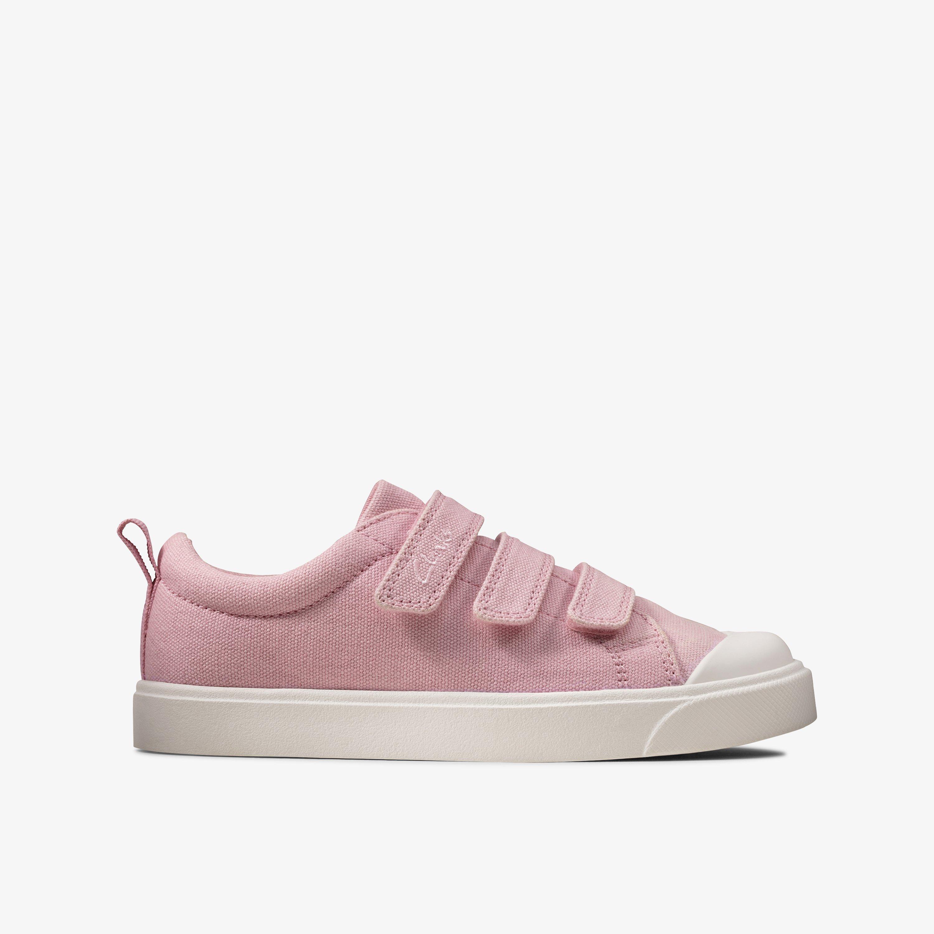 City Vibe Kid Pink Canvas Canvas Riptape, view 1 of 6