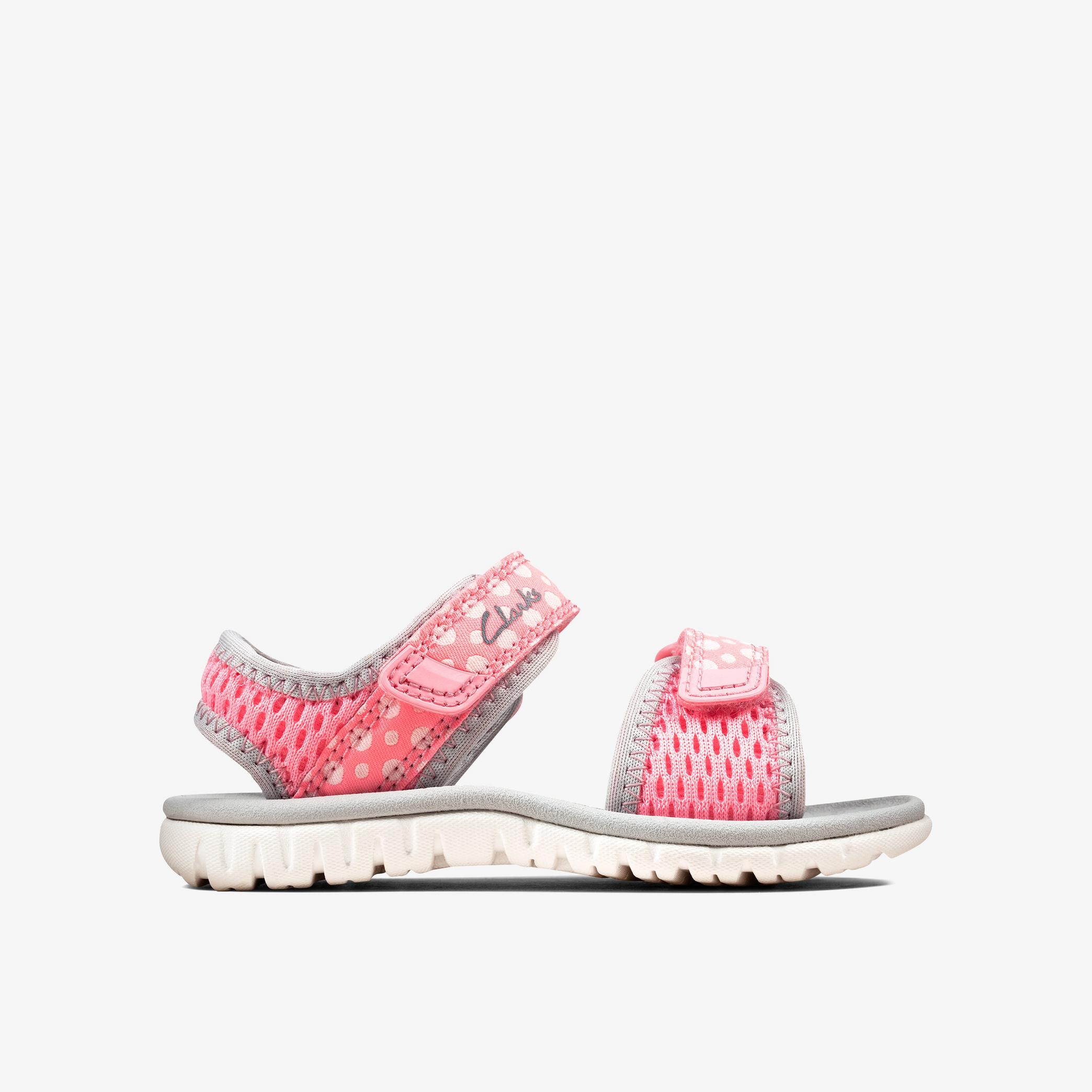 Surfing Tide Toddler Pink Combination Flat Sandals, view 1 of 6