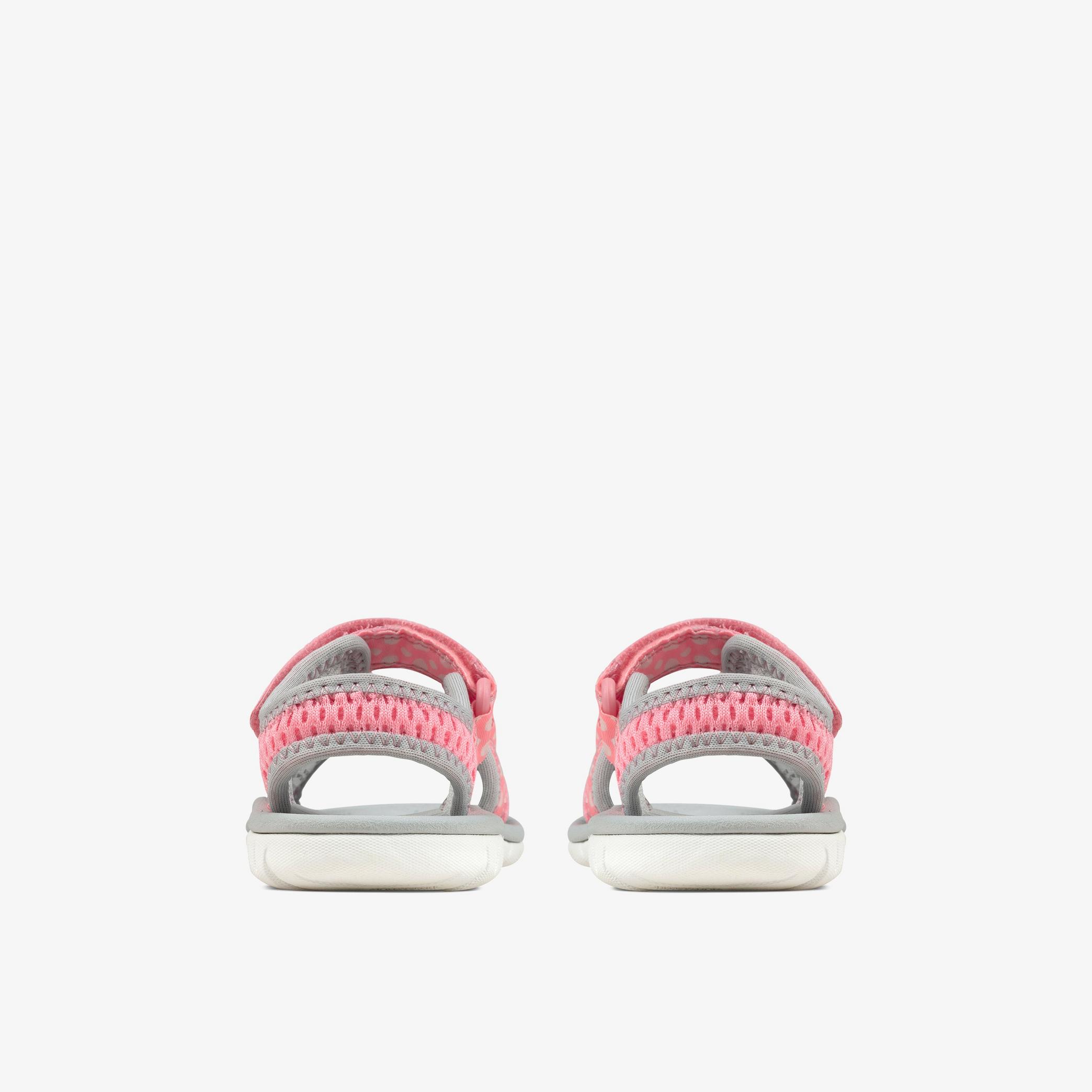 Surfing Tide Toddler Pink Combination Flat Sandals, view 5 of 6