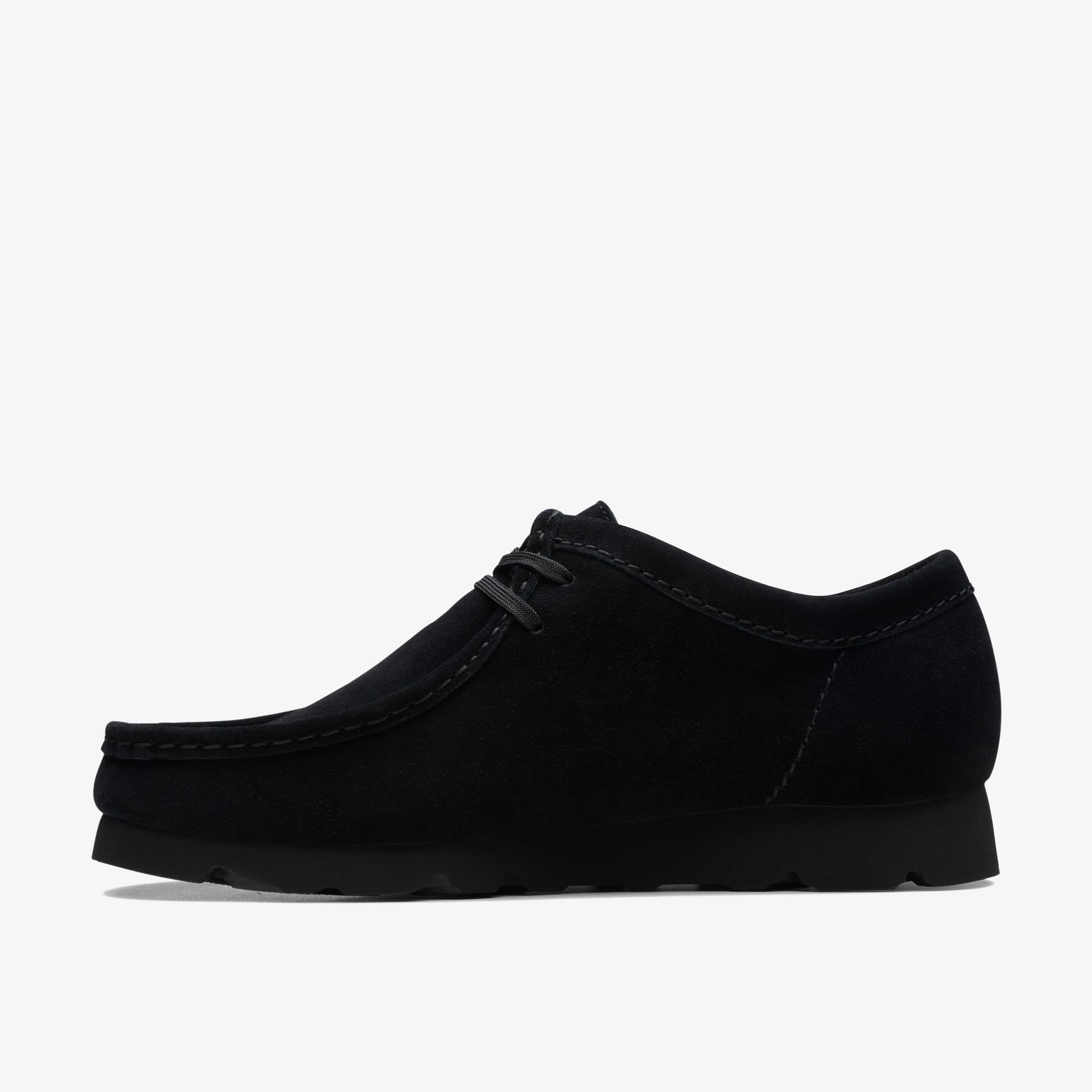 MENS Wallabee GORE-TEX Black Suede Shoes | Clarks UK