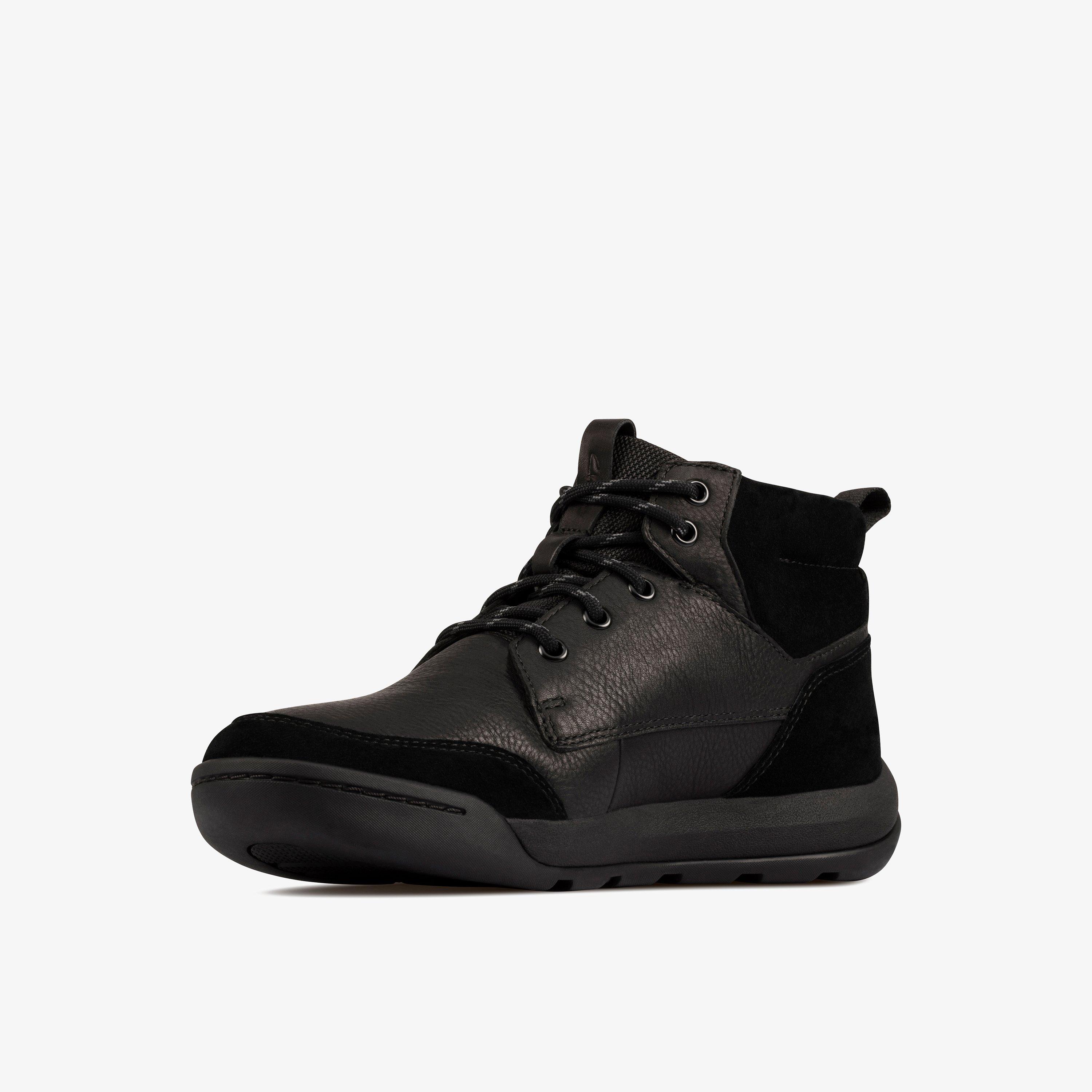 Ashcombe Hi GORE-TEX Black Warmlined Leather Ankle Boots Lace Up Walking, view 4 of 6