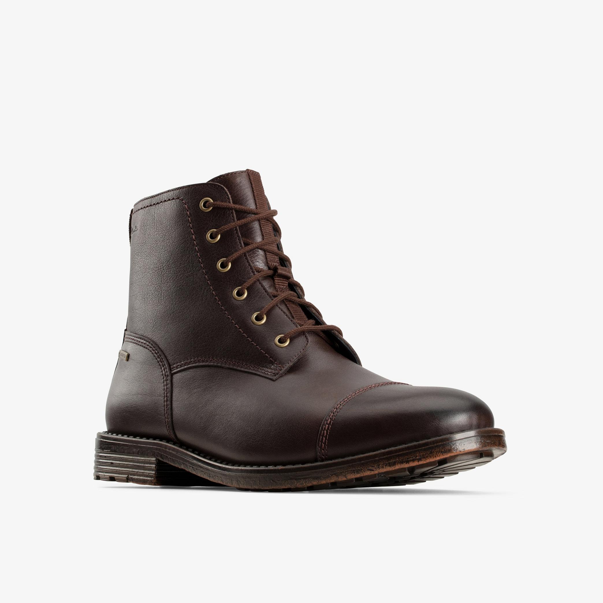 Foxwell Hi GTX Brown Warmlined Leather Ankle Boots, view 3 of 6