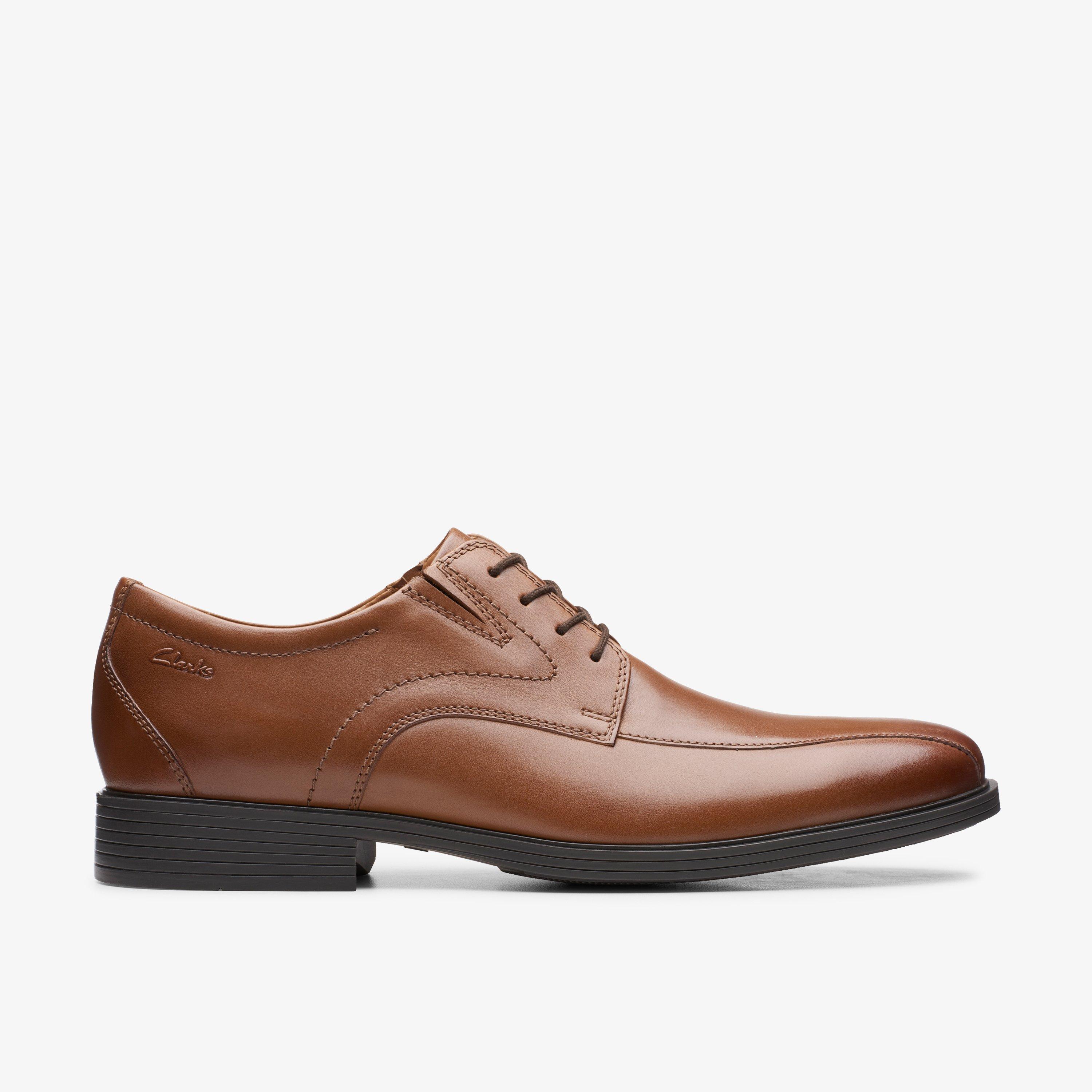 Men Whiddon Pace Tan Leather Shoes | Clarks US