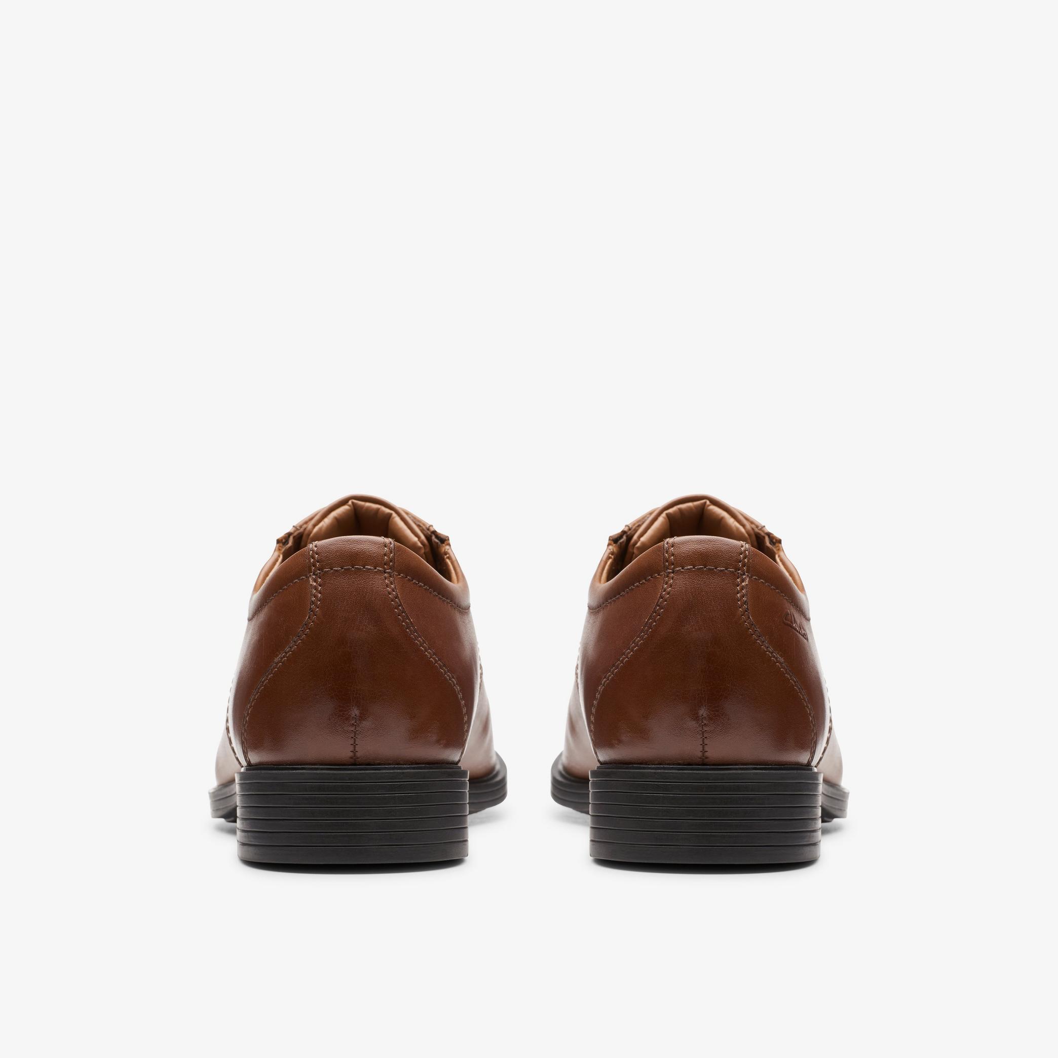 Whiddon Cap Dark Tan Leather Oxford Shoes, view 5 of 6