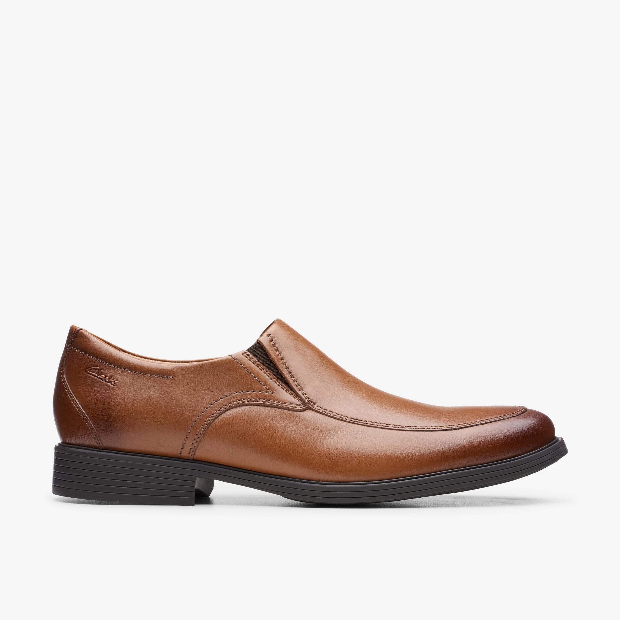 Whiddon Step Dark Tan Leather Loafers, view 1 of 6