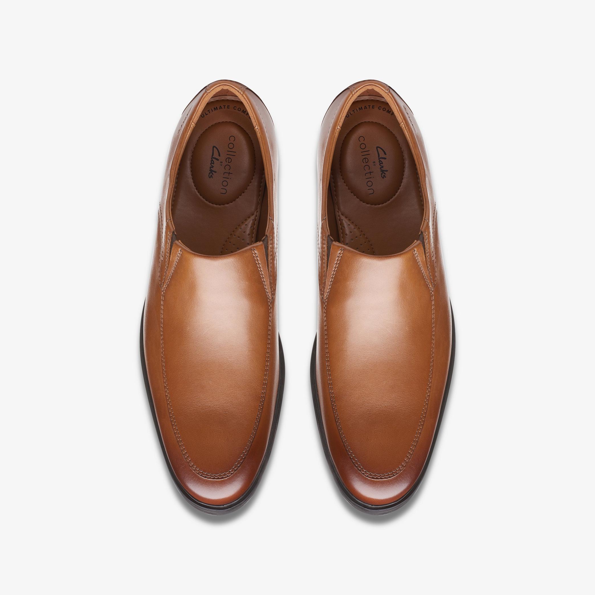Whiddon Step Dark Tan Leather Loafers, view 6 of 6