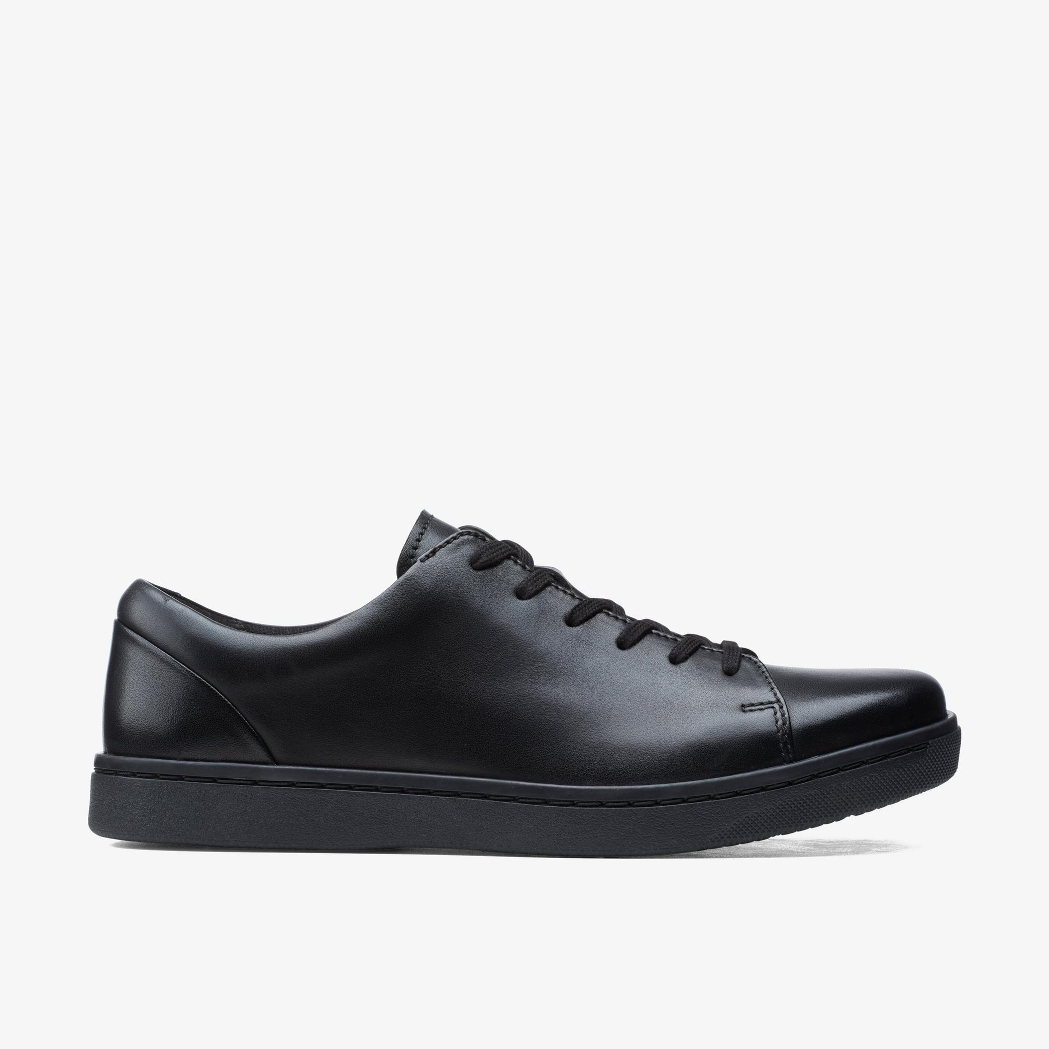 MENS Kitna Lo Black Leather Shoes | Clarks Outlet