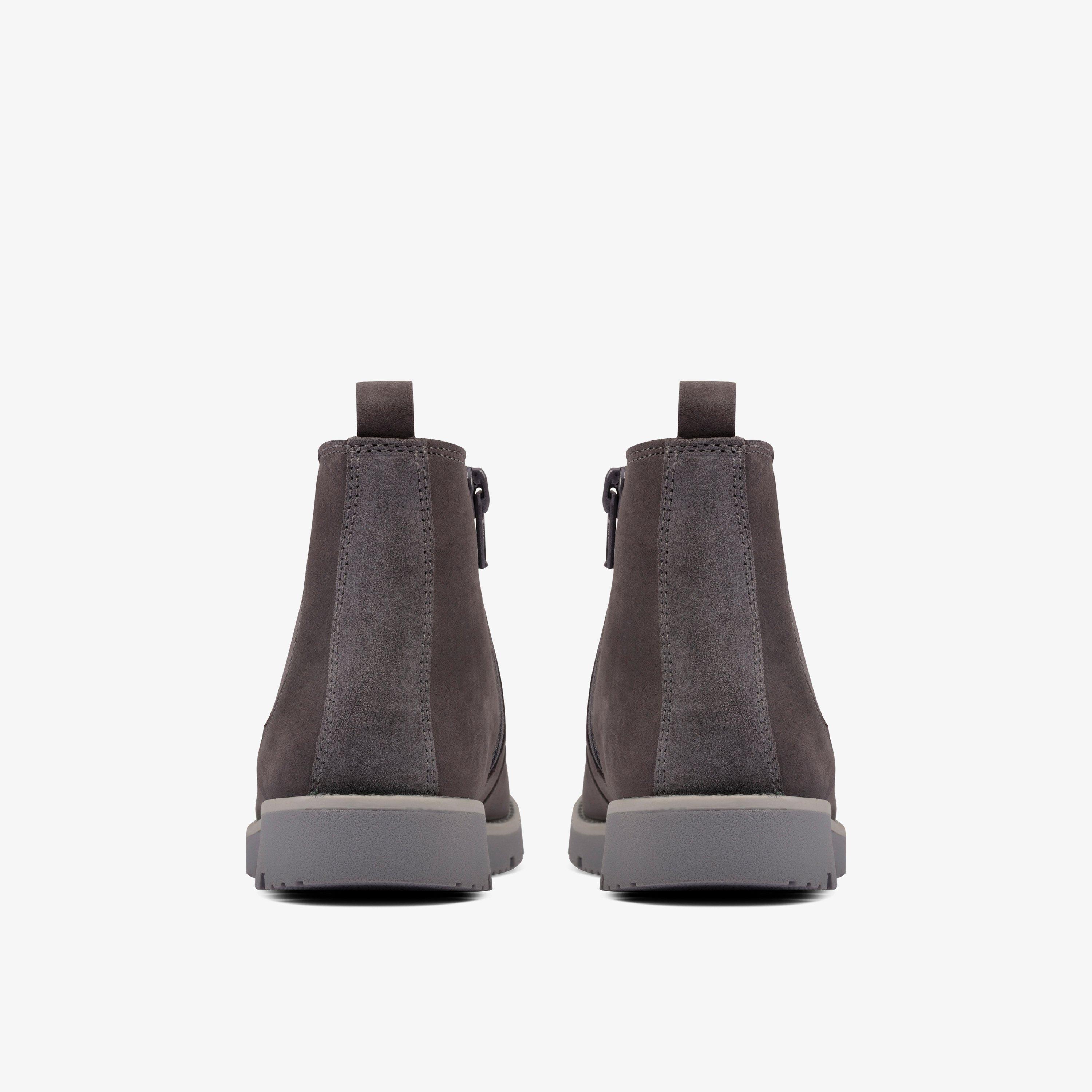 Clarks grey chelsea hot sale boots