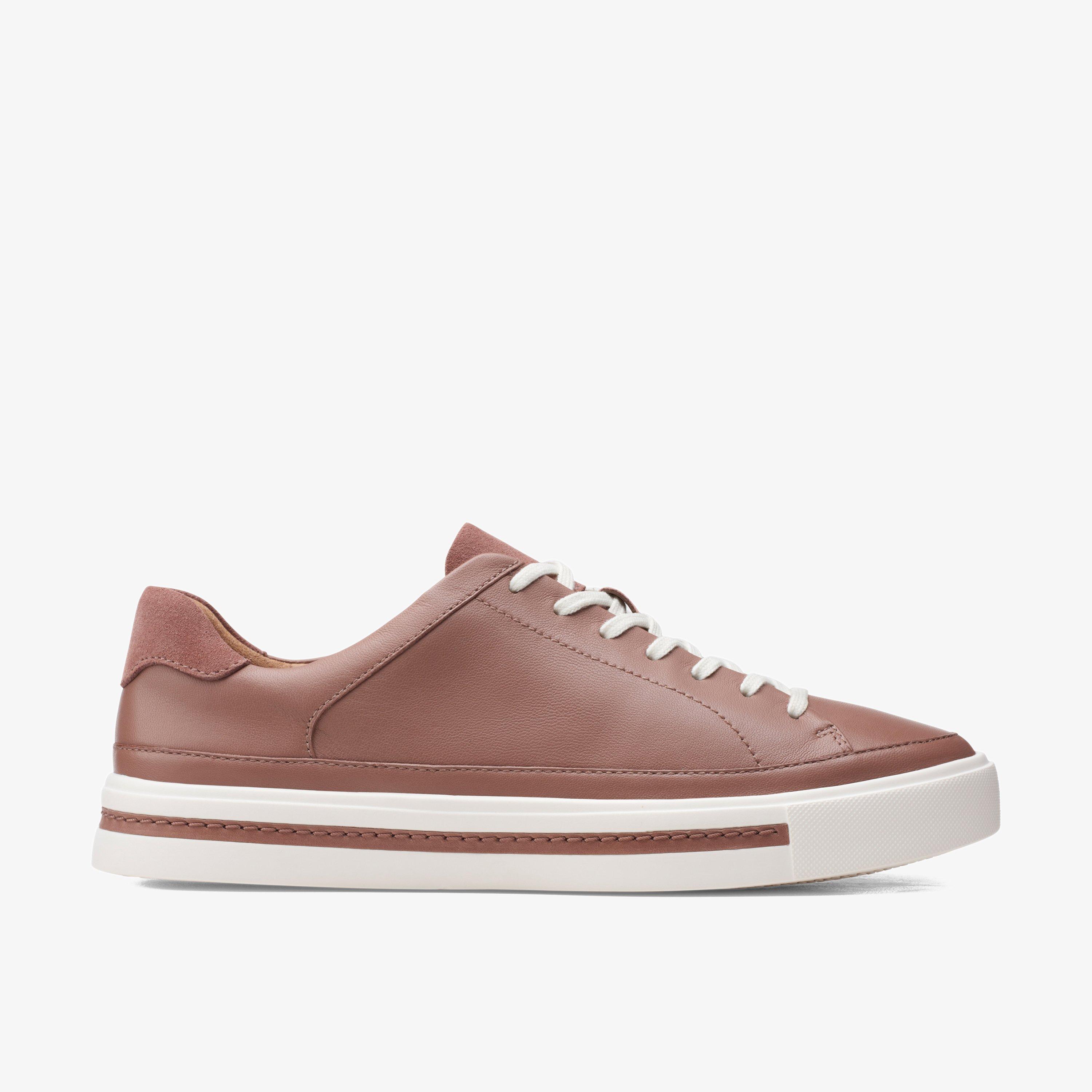 Womens Un Maui Tie Dark Blush Leather Shoes | Clarks Outlet