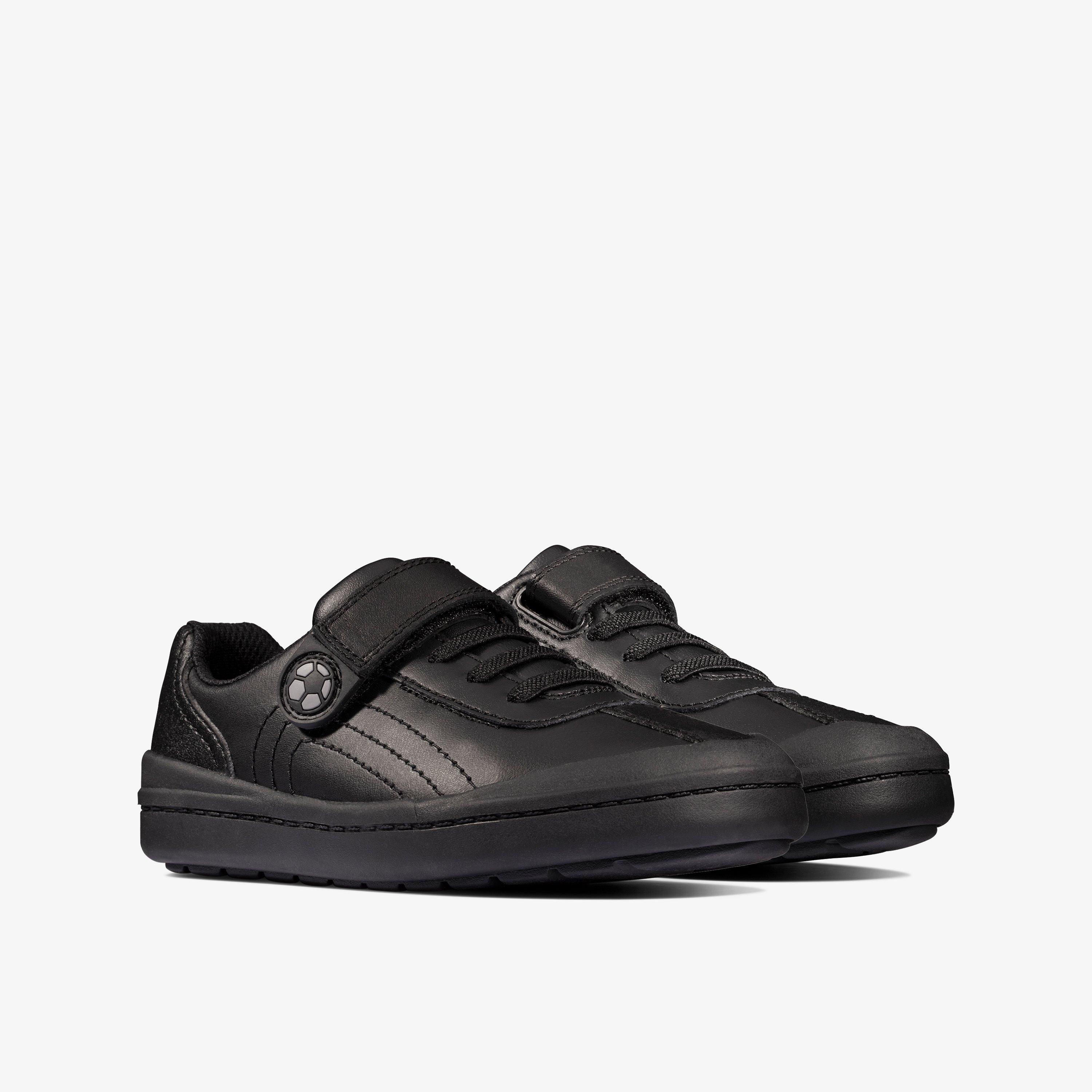 Boys Rock Pass Kid Black Leather Shoes Clarks Outlet