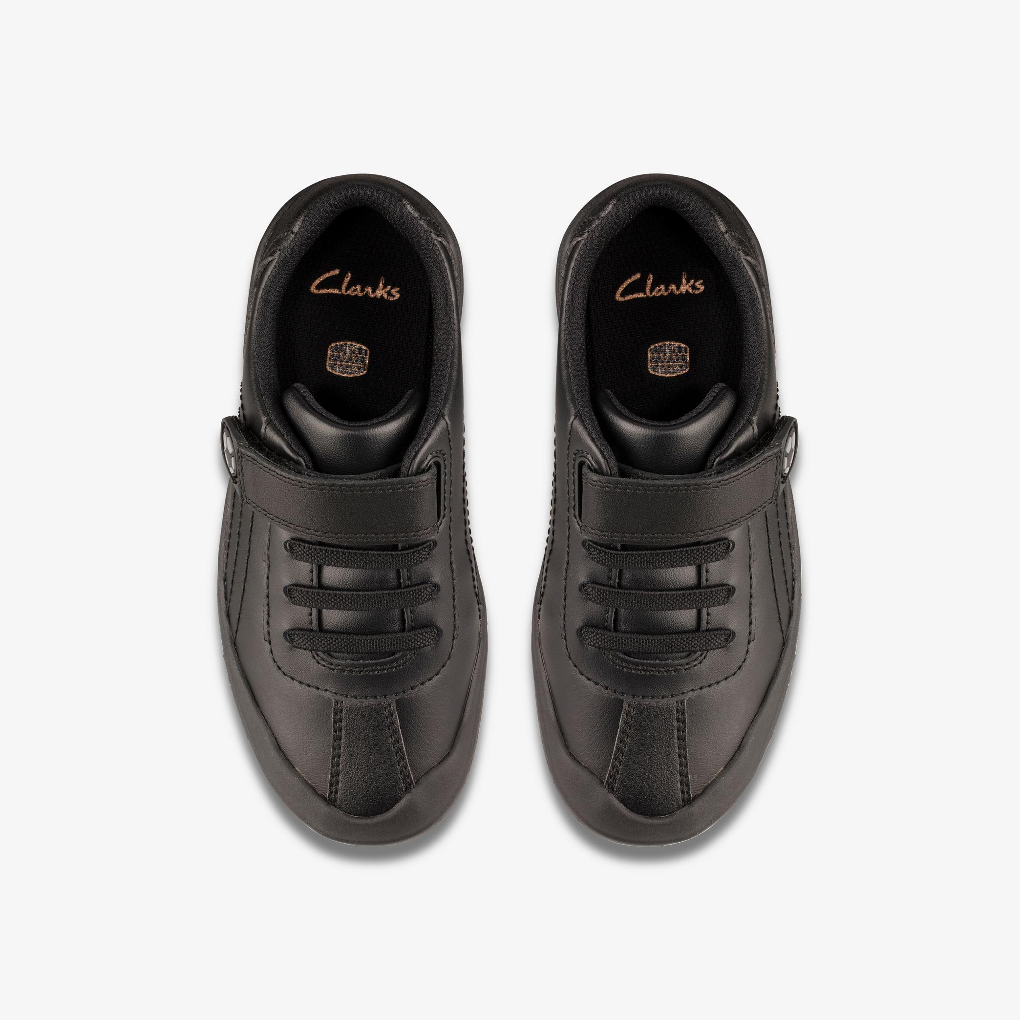 Rock Pass Kid Black Leather Shoes, view 6 of 6