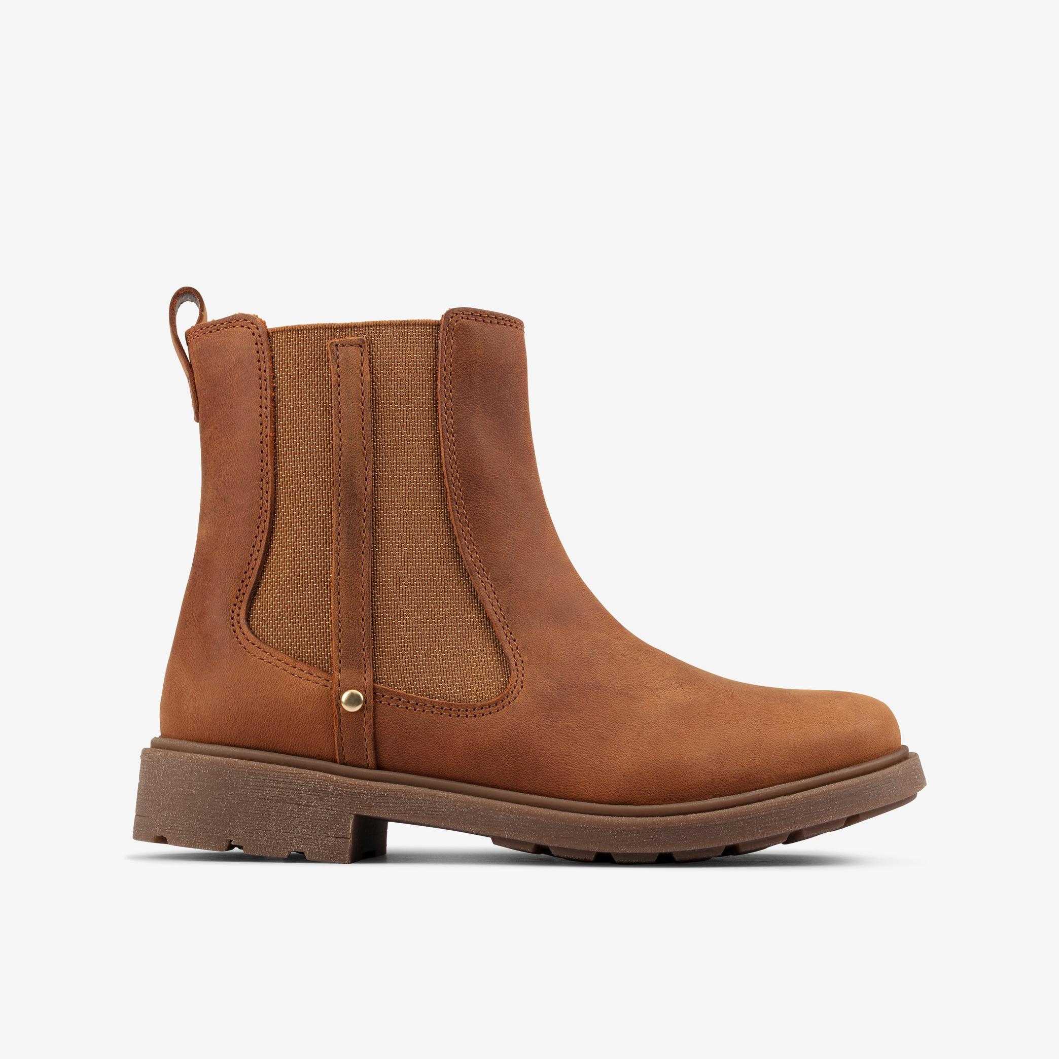 Astrol Orin Kid Tan Leather Chelsea Boots, view 1 of 6