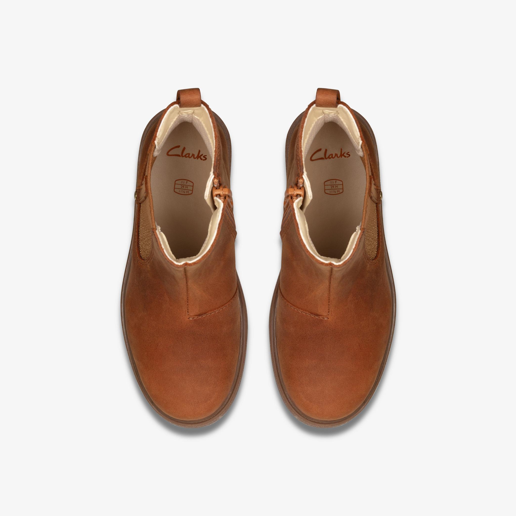 Astrol Orin Kid Tan Leather Chelsea Boots, view 6 of 6