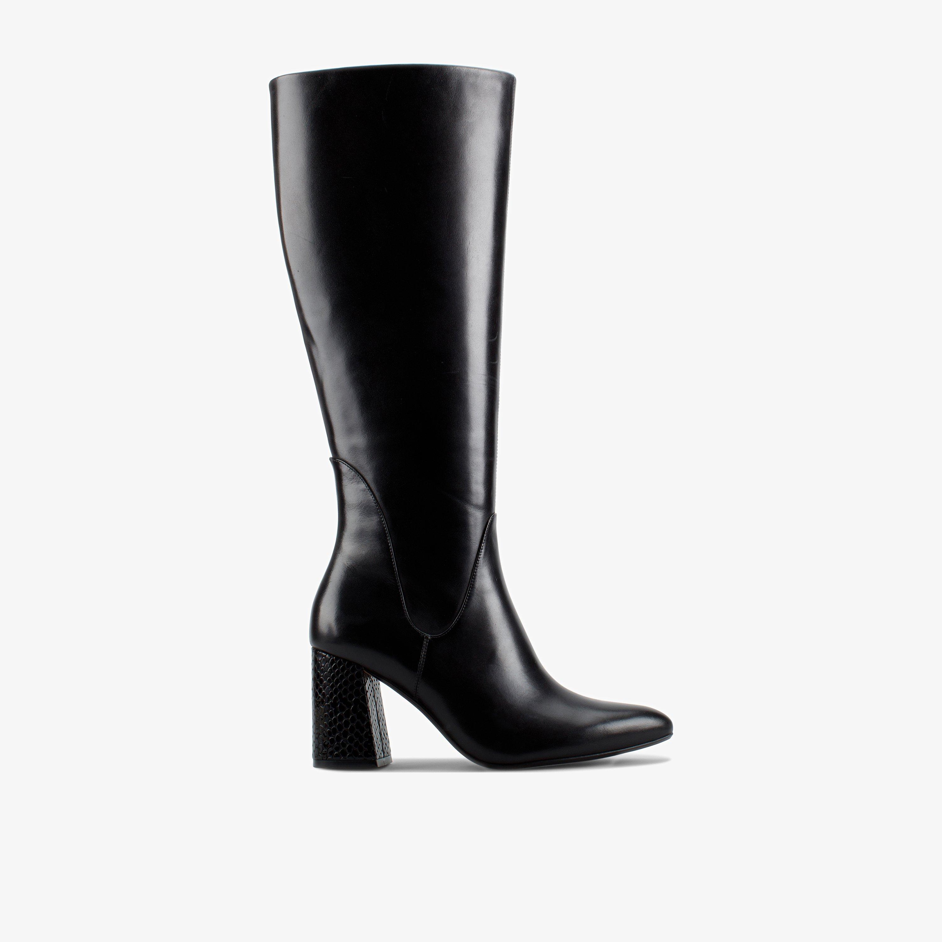 Clarks suede knee high boots best sale