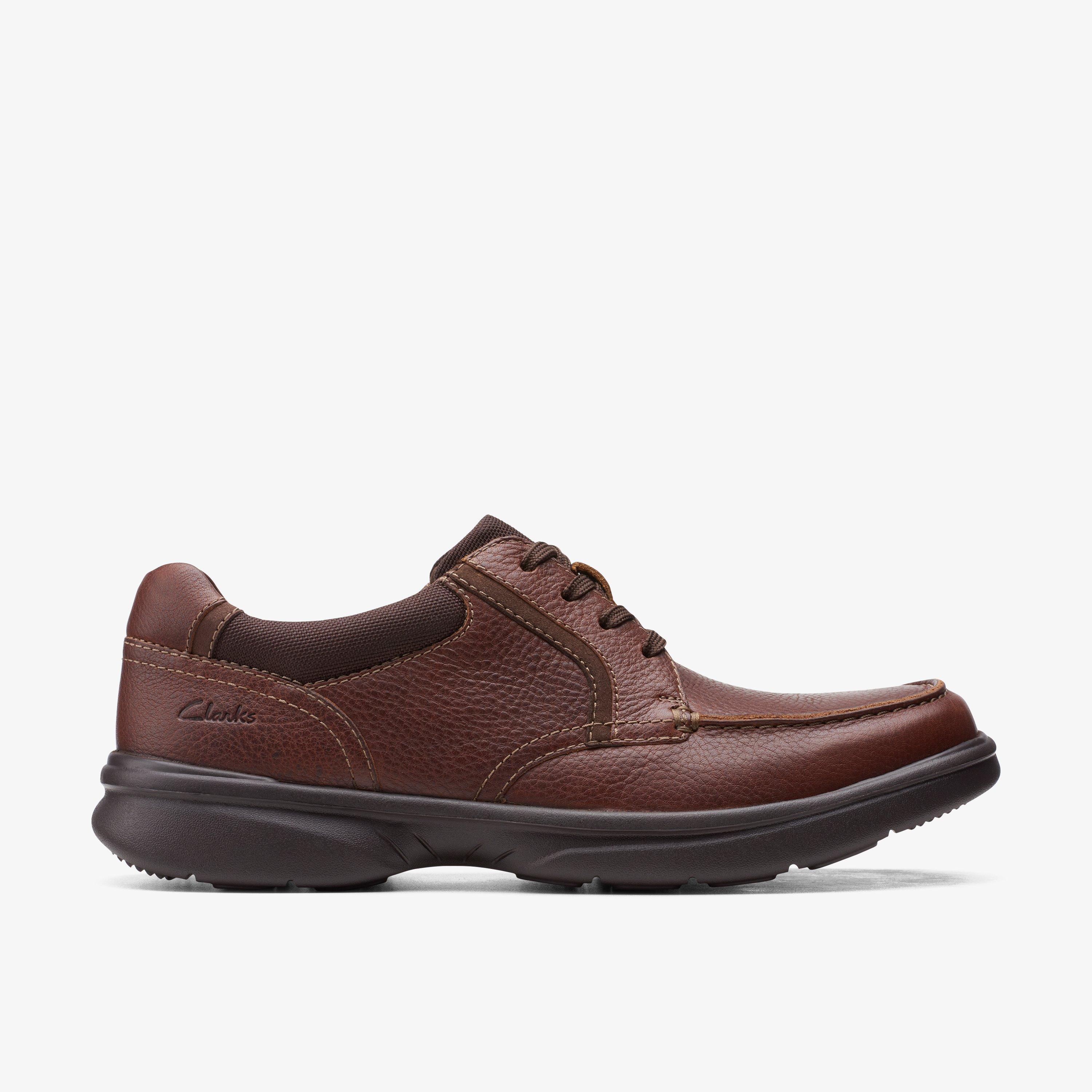 Mens clarks 2024 brown shoes