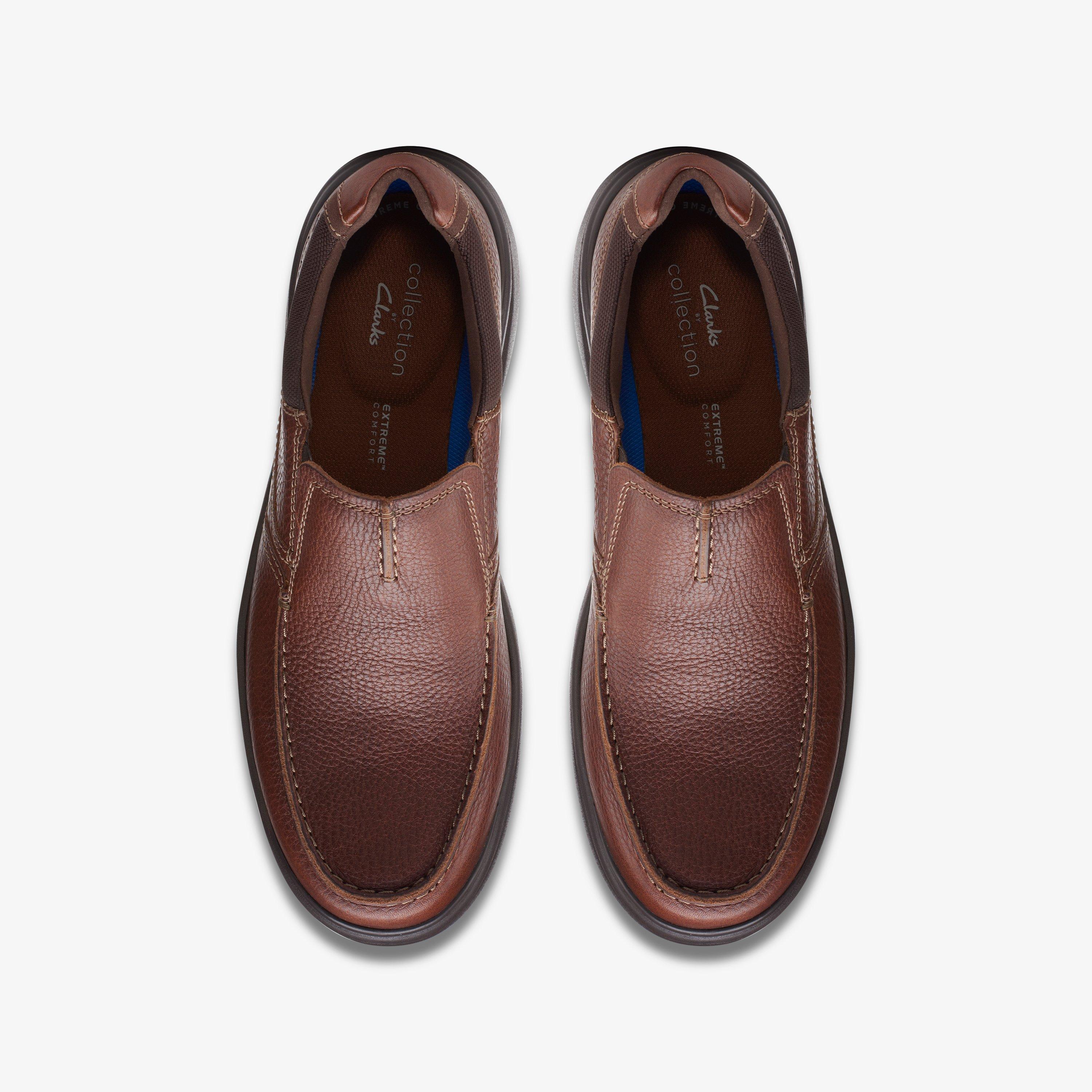 Men's Bradley Free Tan Tumbled Loafer Shoes | Clarks