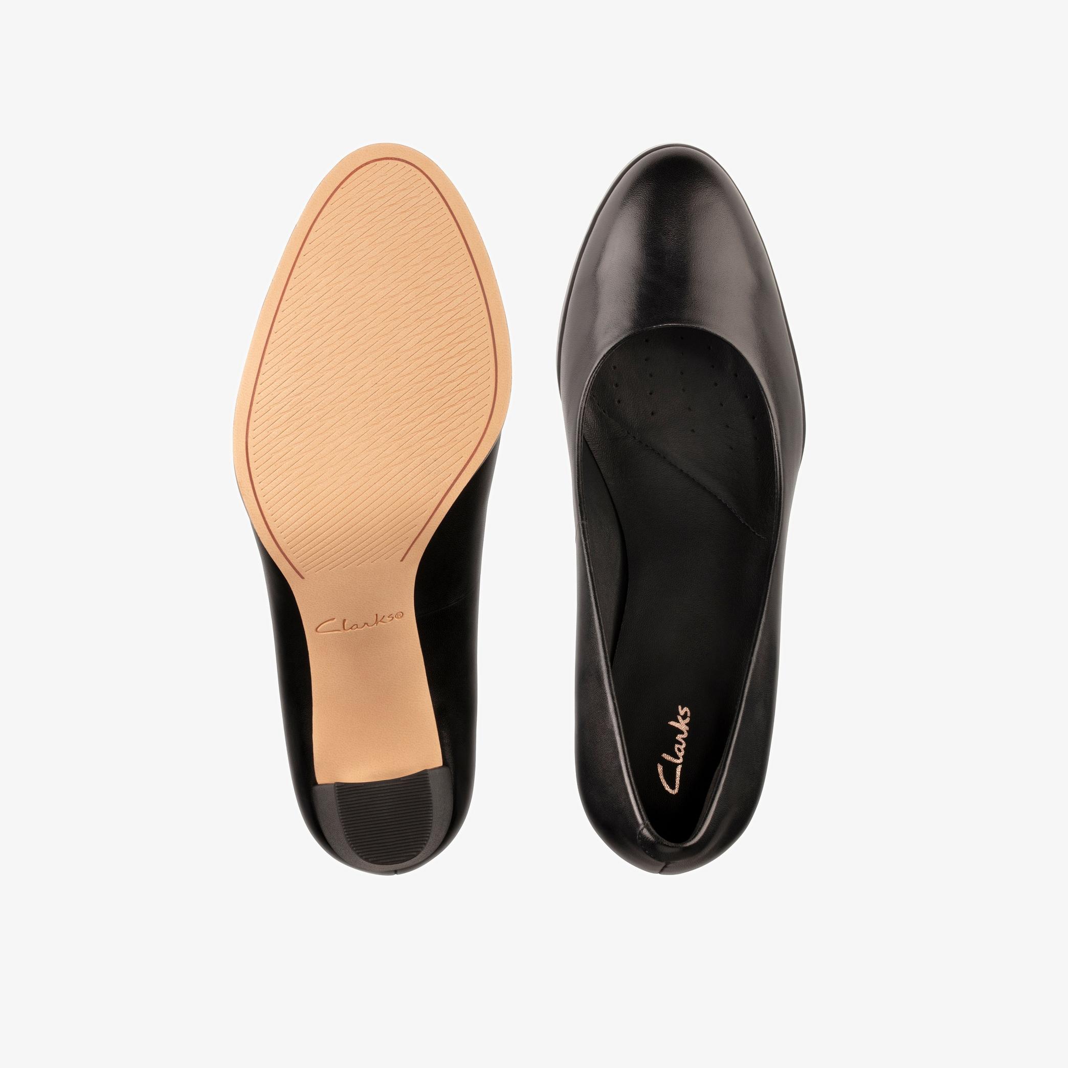 Kaylin Cara 2 Black Leather High Heels, view 6 of 6