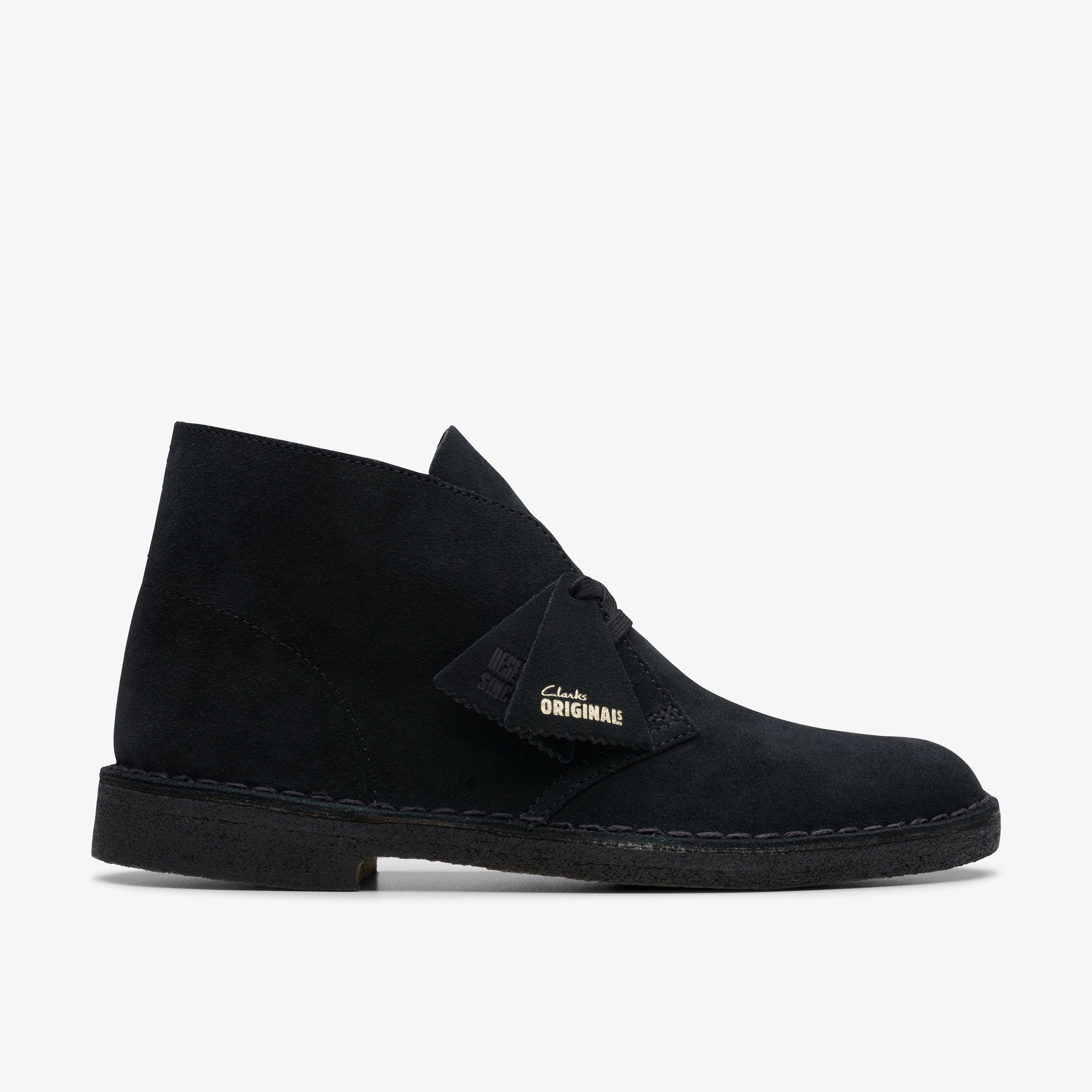 Clarks Desert Boot Black Suede 8