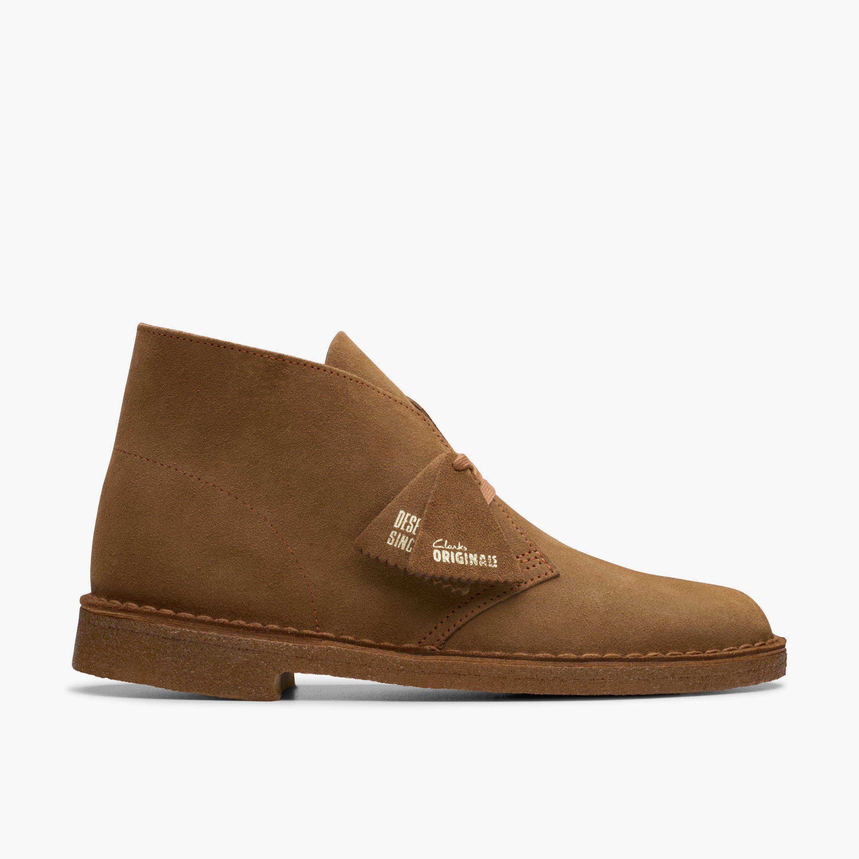 Clarks Originals Men s Desert Boot 8 Cola Suede Medium