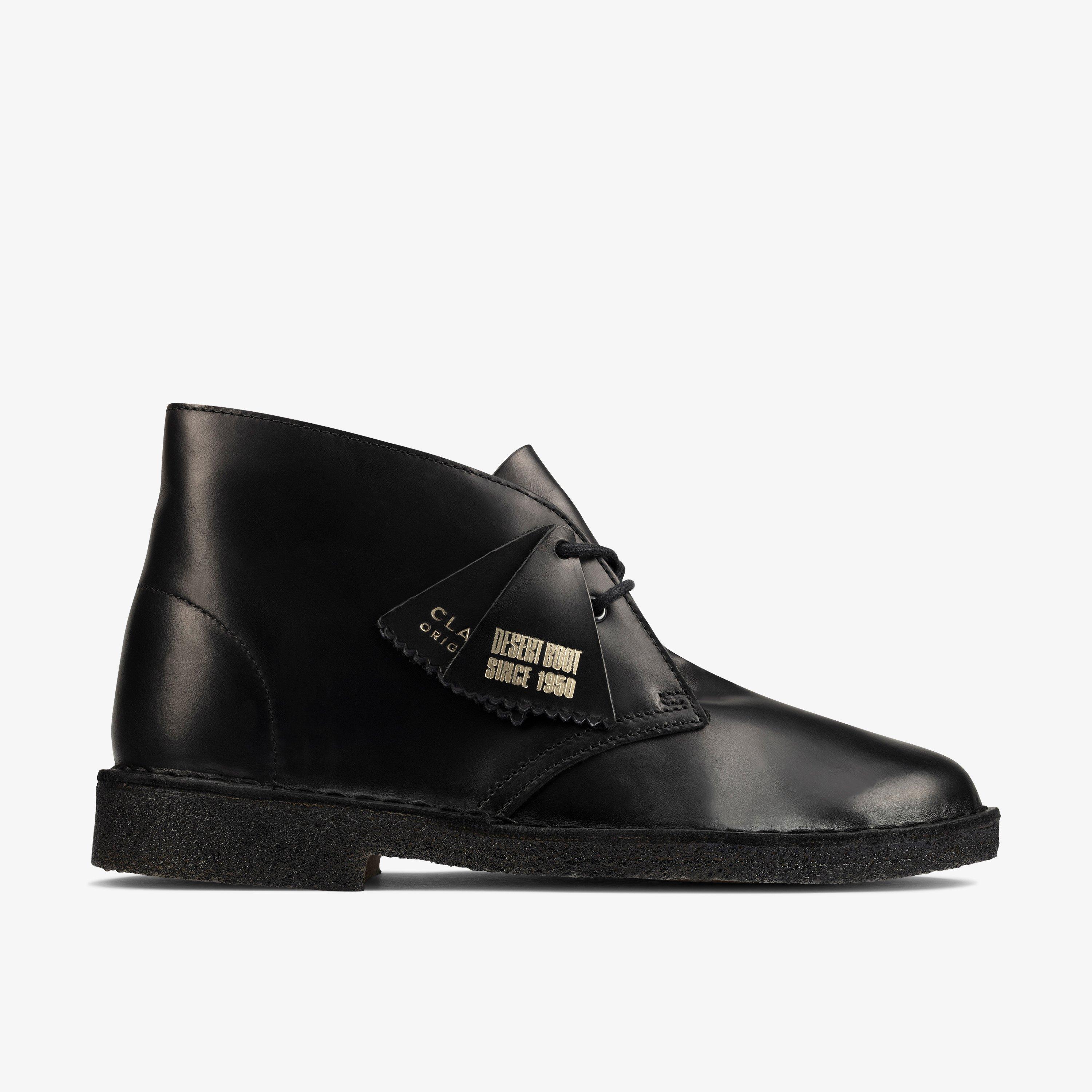 Mens black desert boots uk best sale