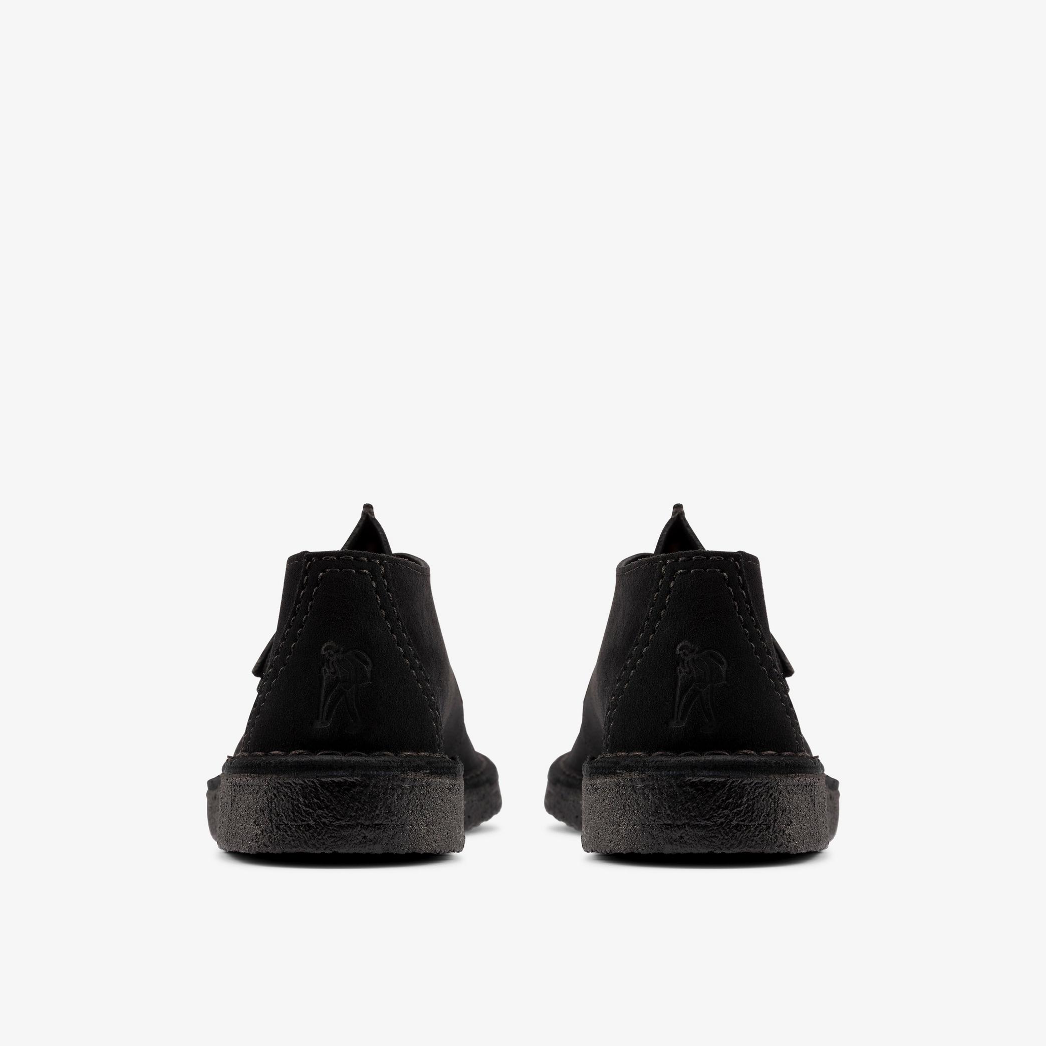 Men Desert Trek Black Suede Shoes | Clarks US