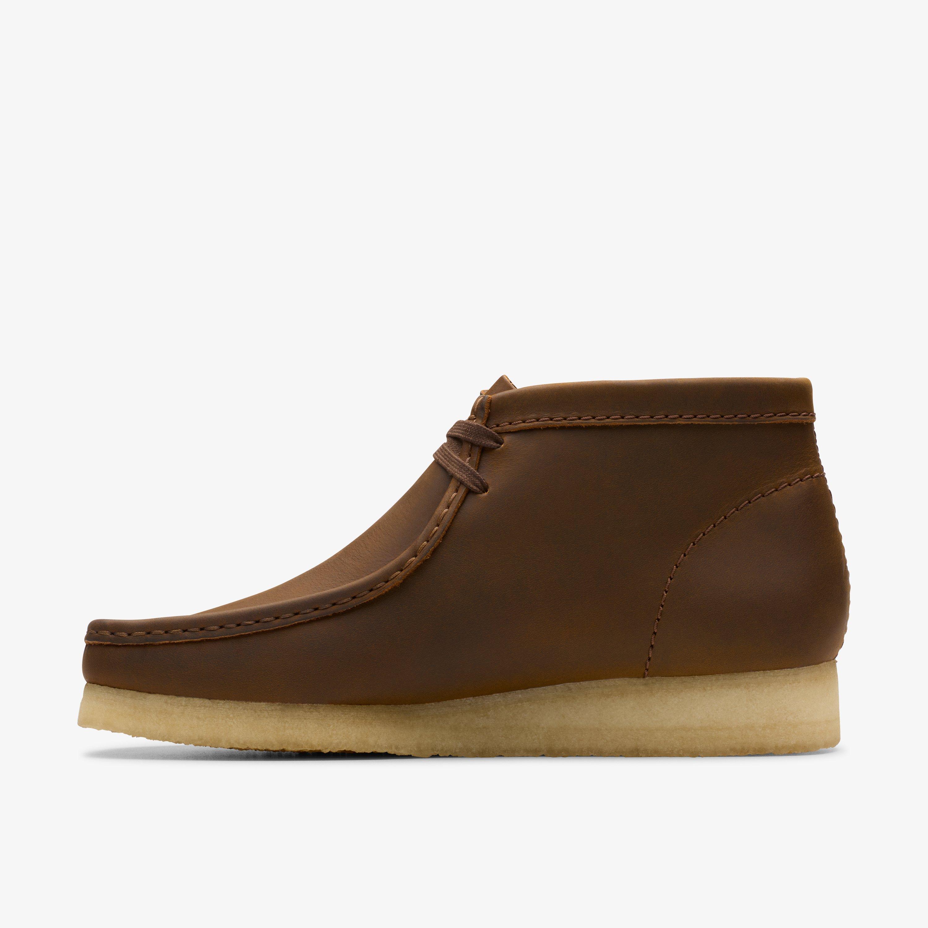 MENS Wallabee Boot Beeswax Boots Clarks US