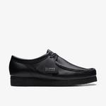 Wallabee en cuir noir