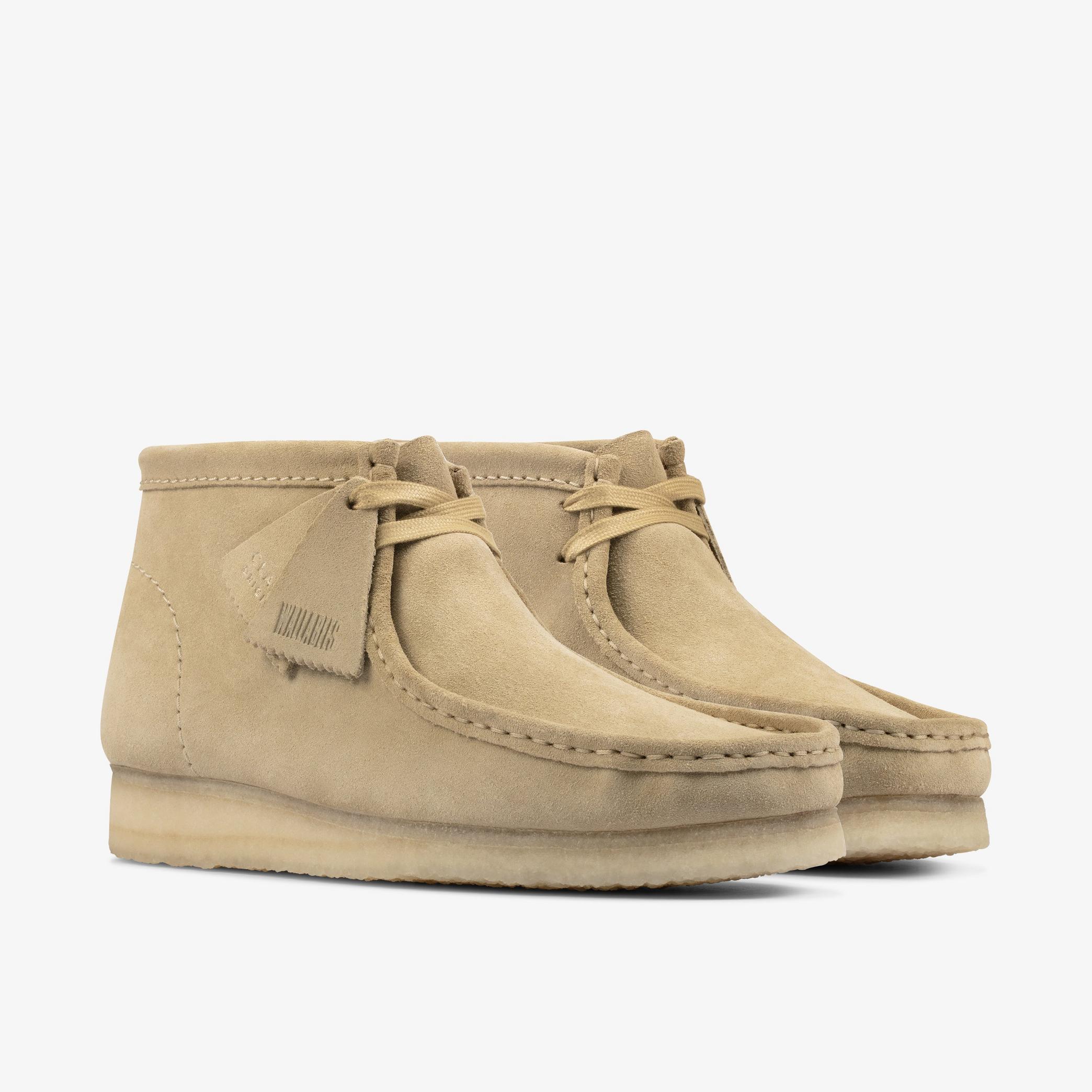 Mens Wallabee Boot Maple Suede Boots | Clarks UK