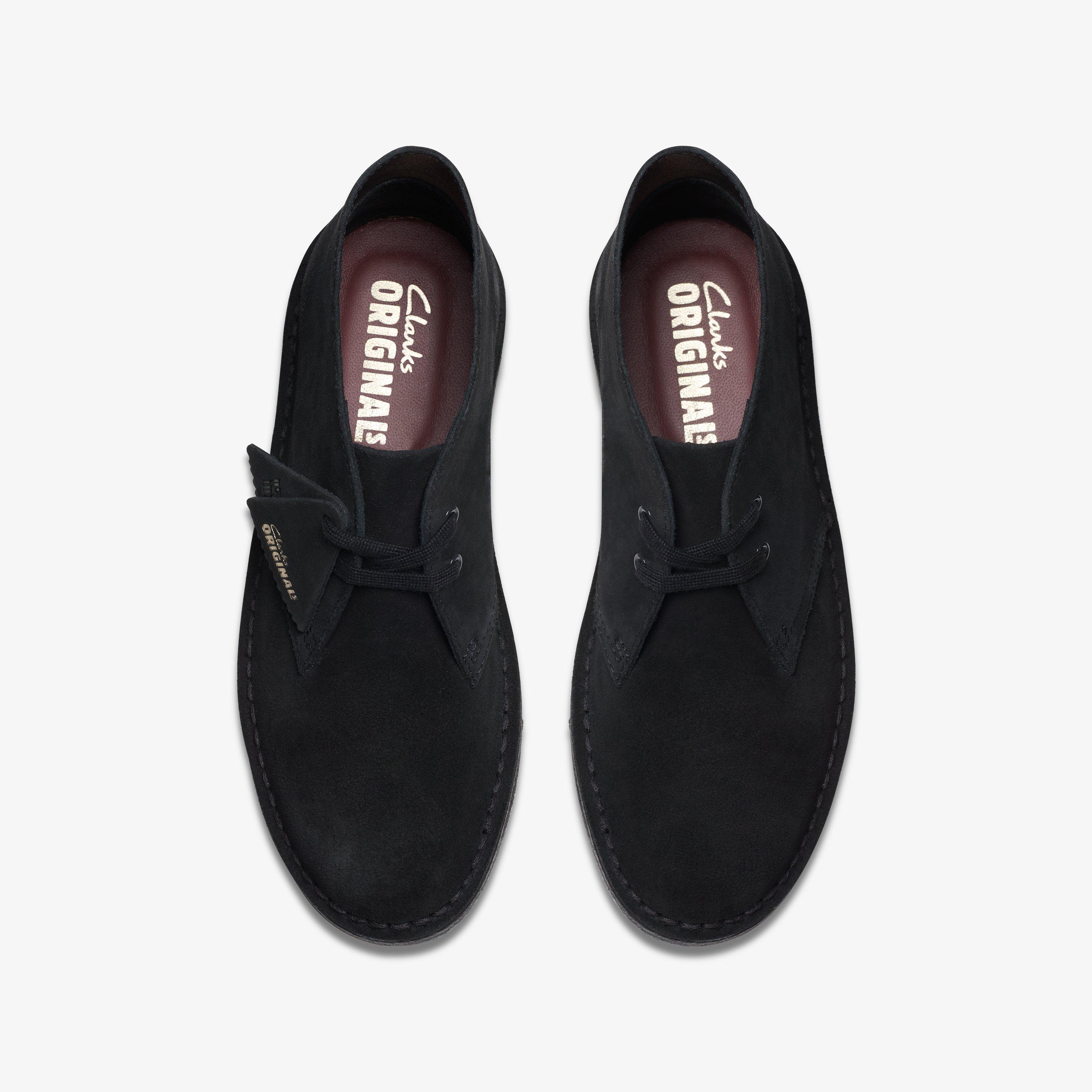 Womens Desert Boot Black Suede Desert Boots Clarks UK