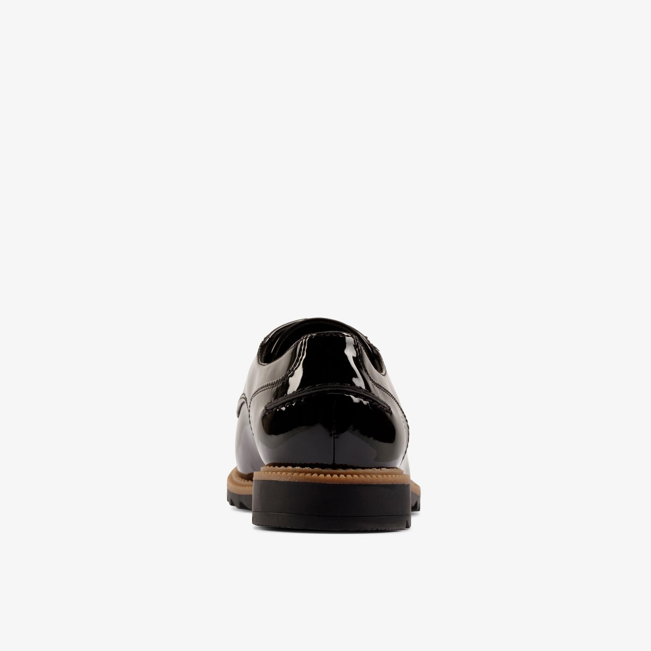 Griffin Mabel Black Patent Brogues, view 5 of 6