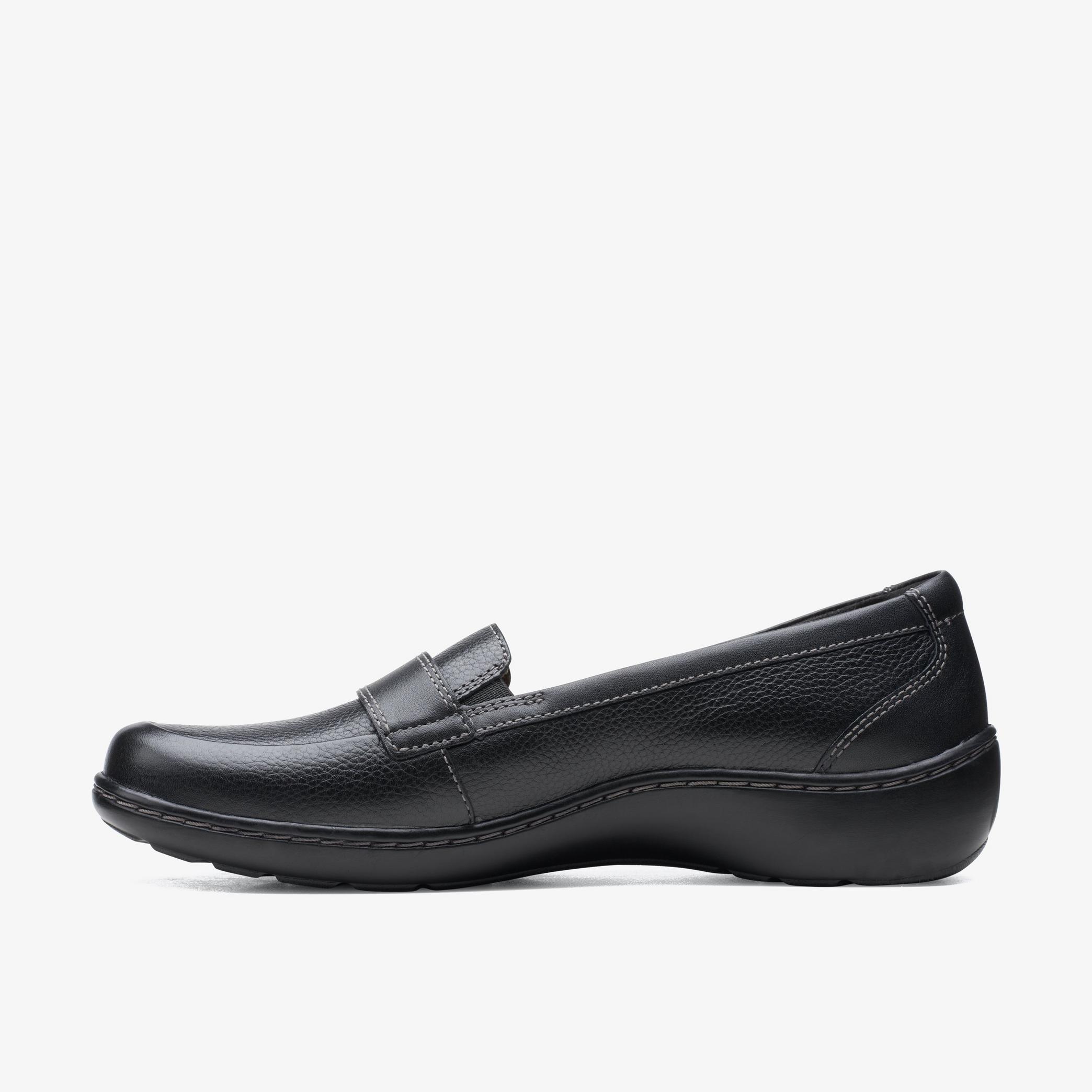 Cora Daisy Black Tumbled Loafers, view 2 of 6