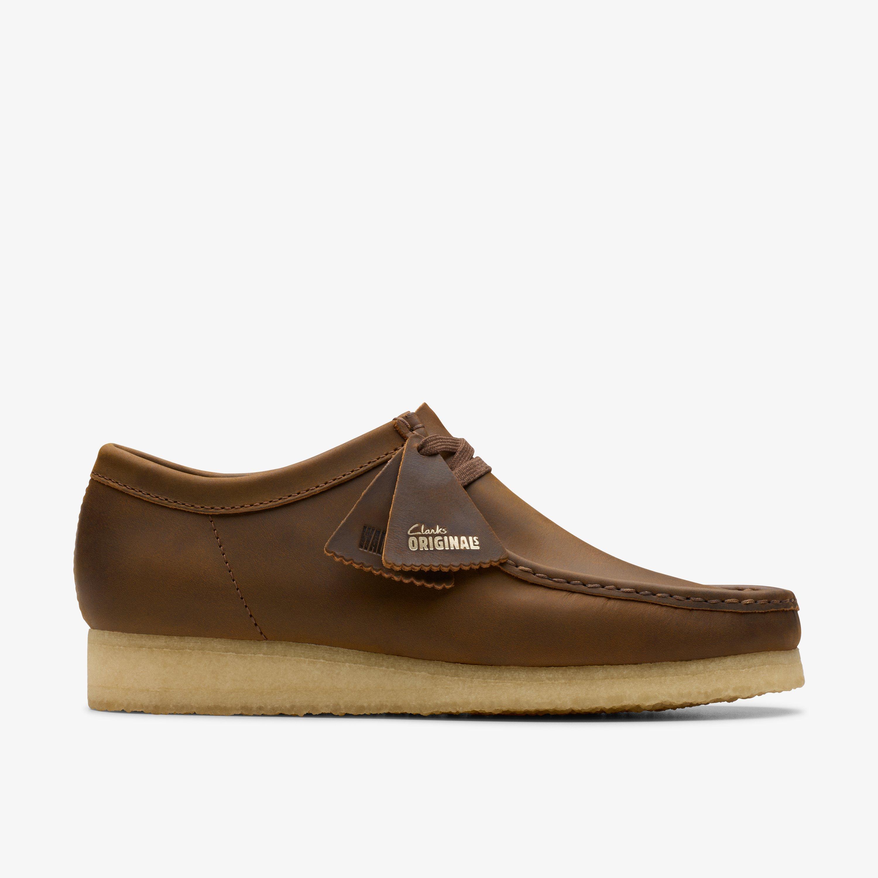MENS Wallabee Beeswax Shoes | Clarks US