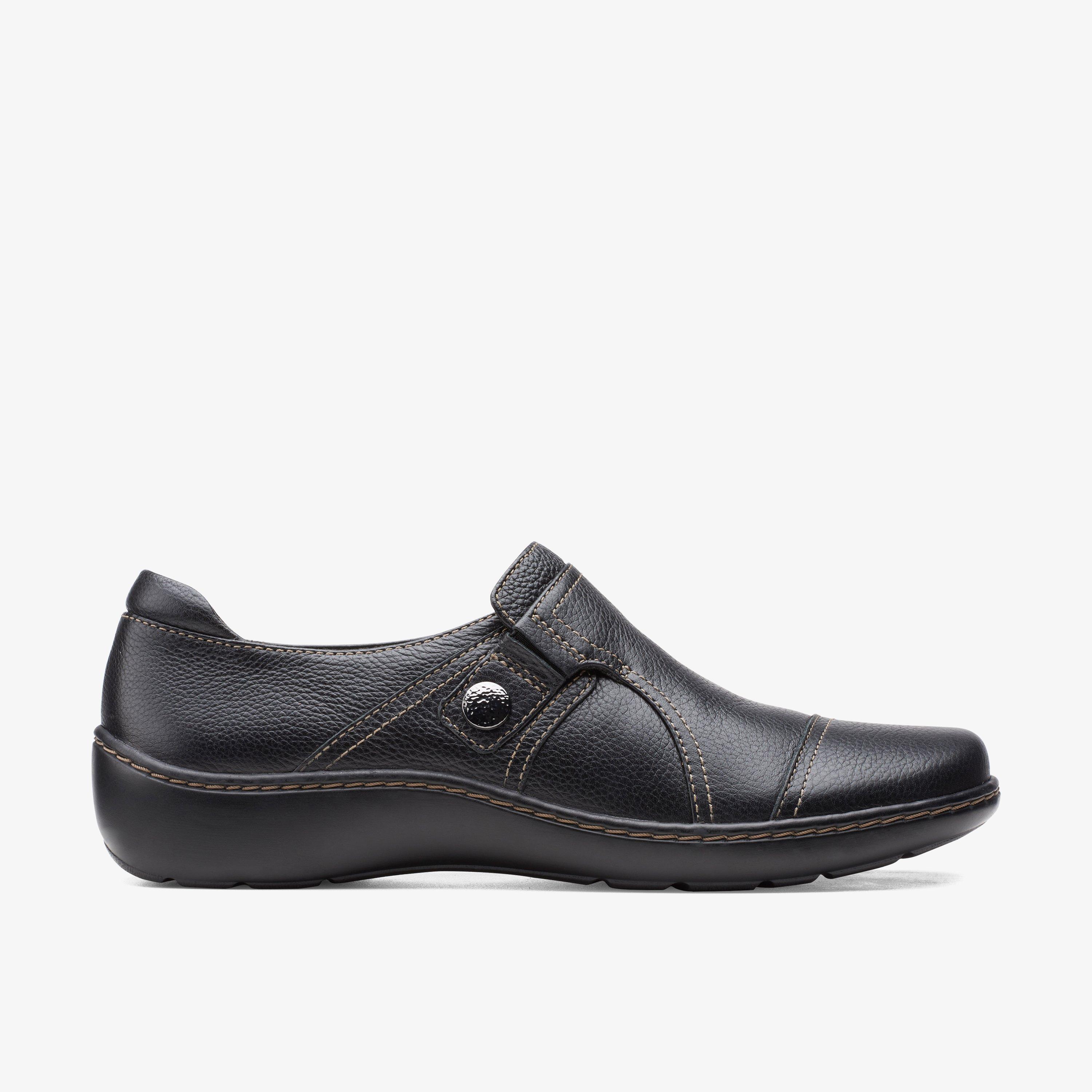 Clarks ladies store slip ons