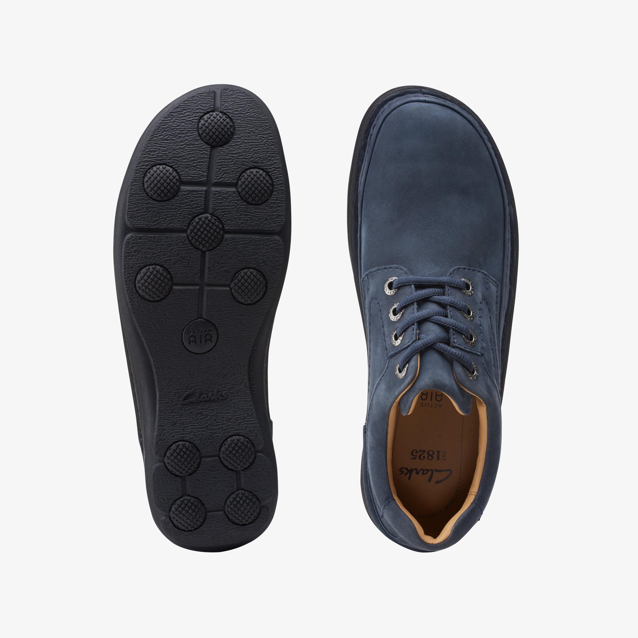 Nature Three Navy Nubuck Derby Shoes, view 6 of 6