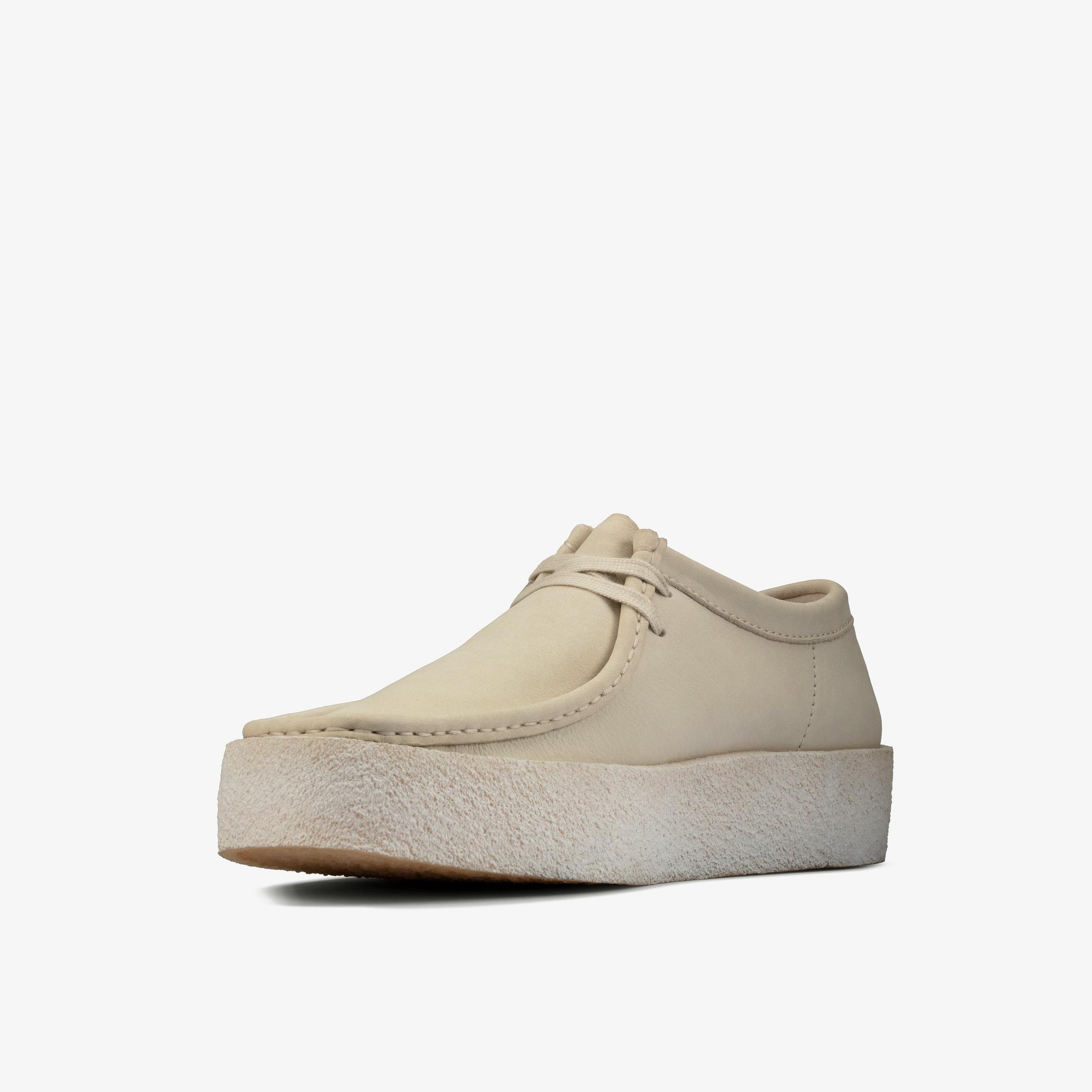 Wallabee Cup White Nubuck Wallabee, view 4 of 7