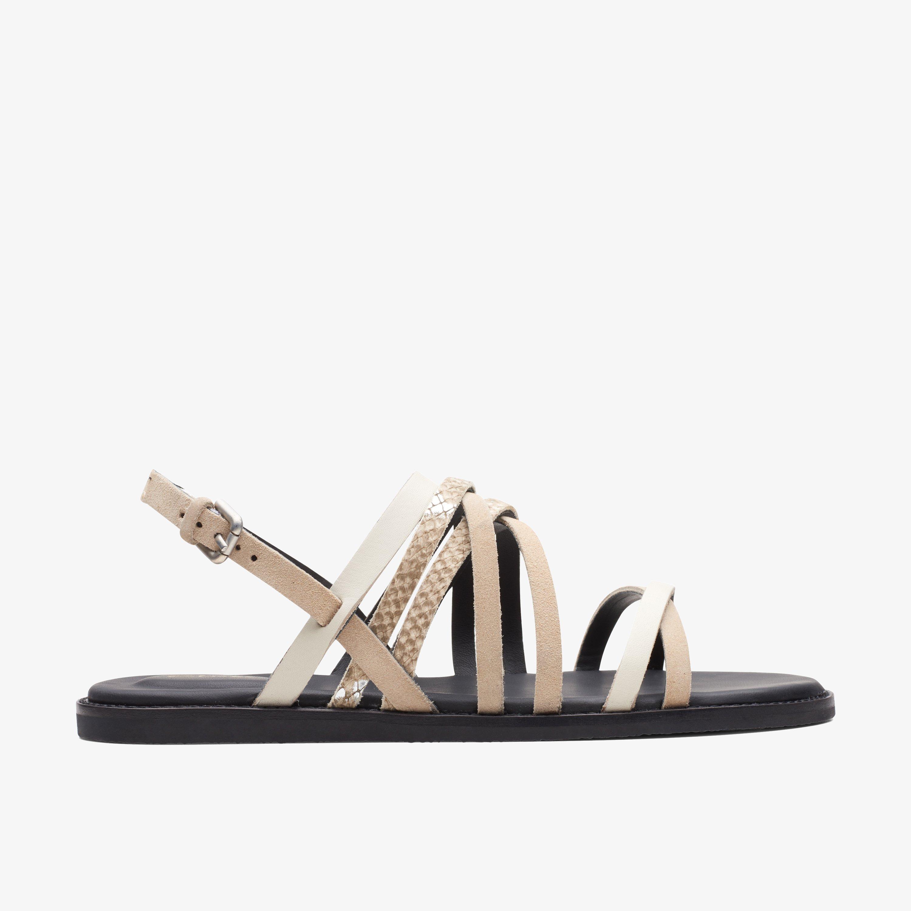Womens Karsea Ankle Beige Flat Sandals | Clarks Outlet
