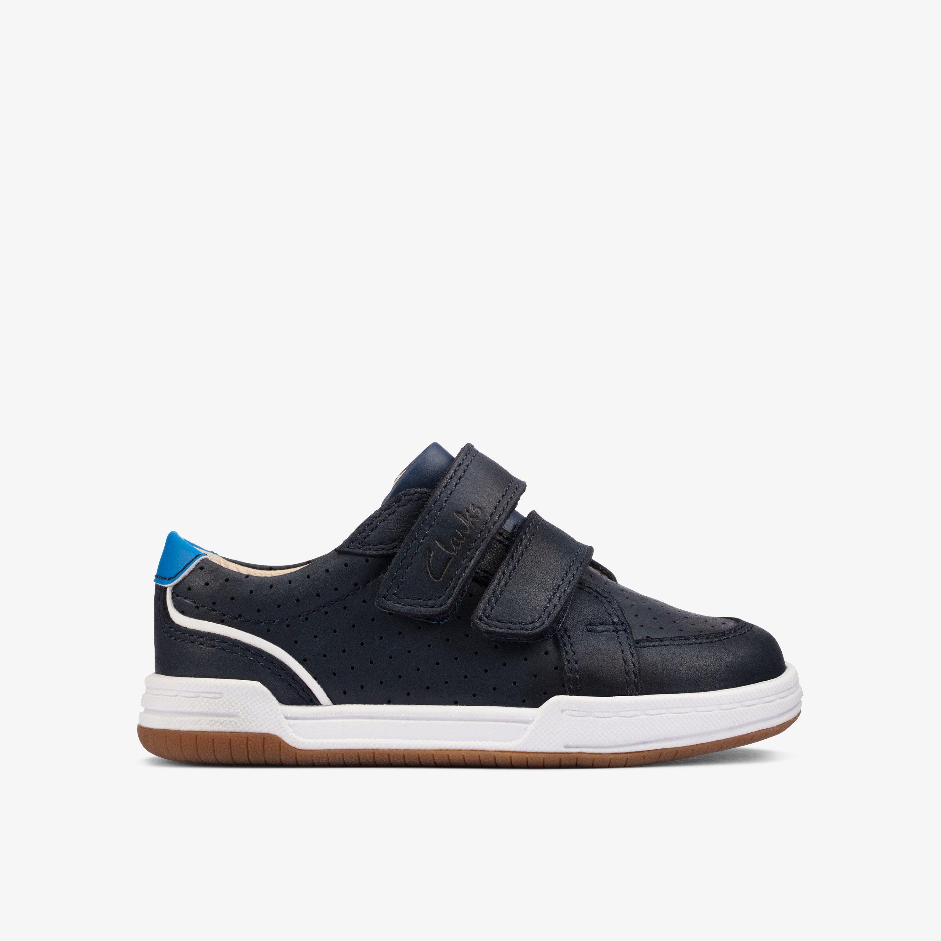 Boys Fawn Solo Toddler Navy Leather Shoes | Clarks Outlet