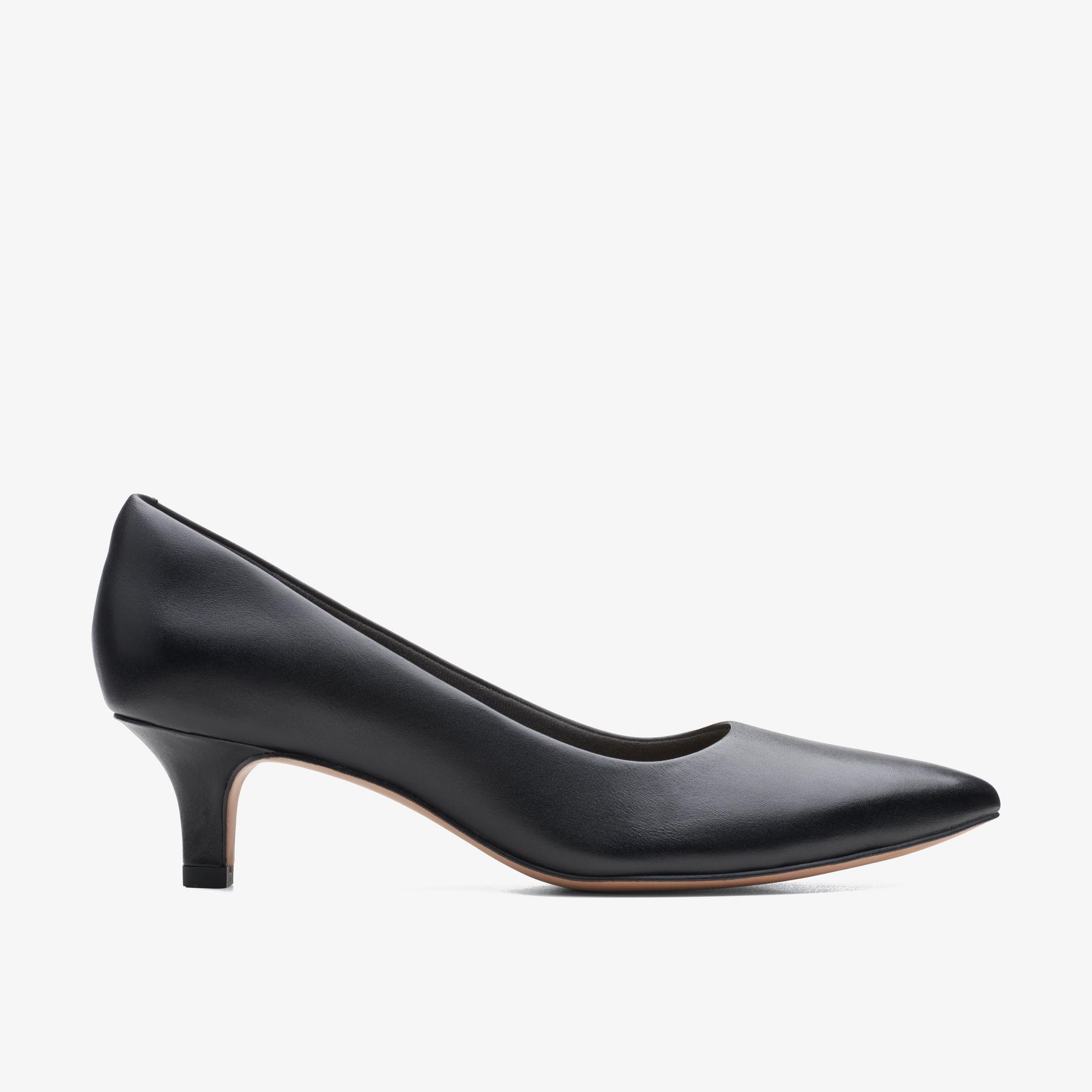 WOMENS Shondrah Jade Black Leather Slip Ons | Clarks Outlet