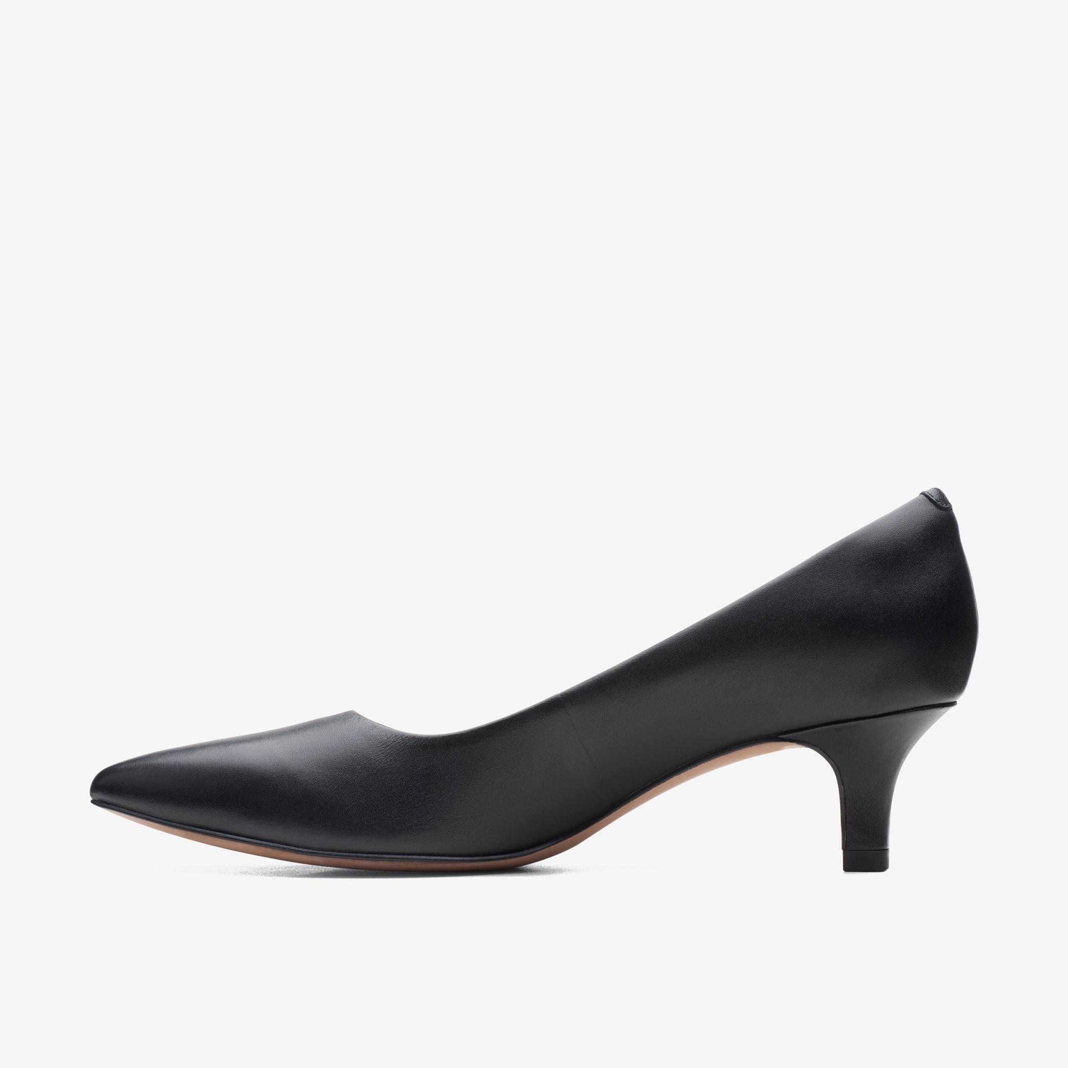 WOMENS Shondrah Jade Black Leather Slip Ons | Clarks Outlet