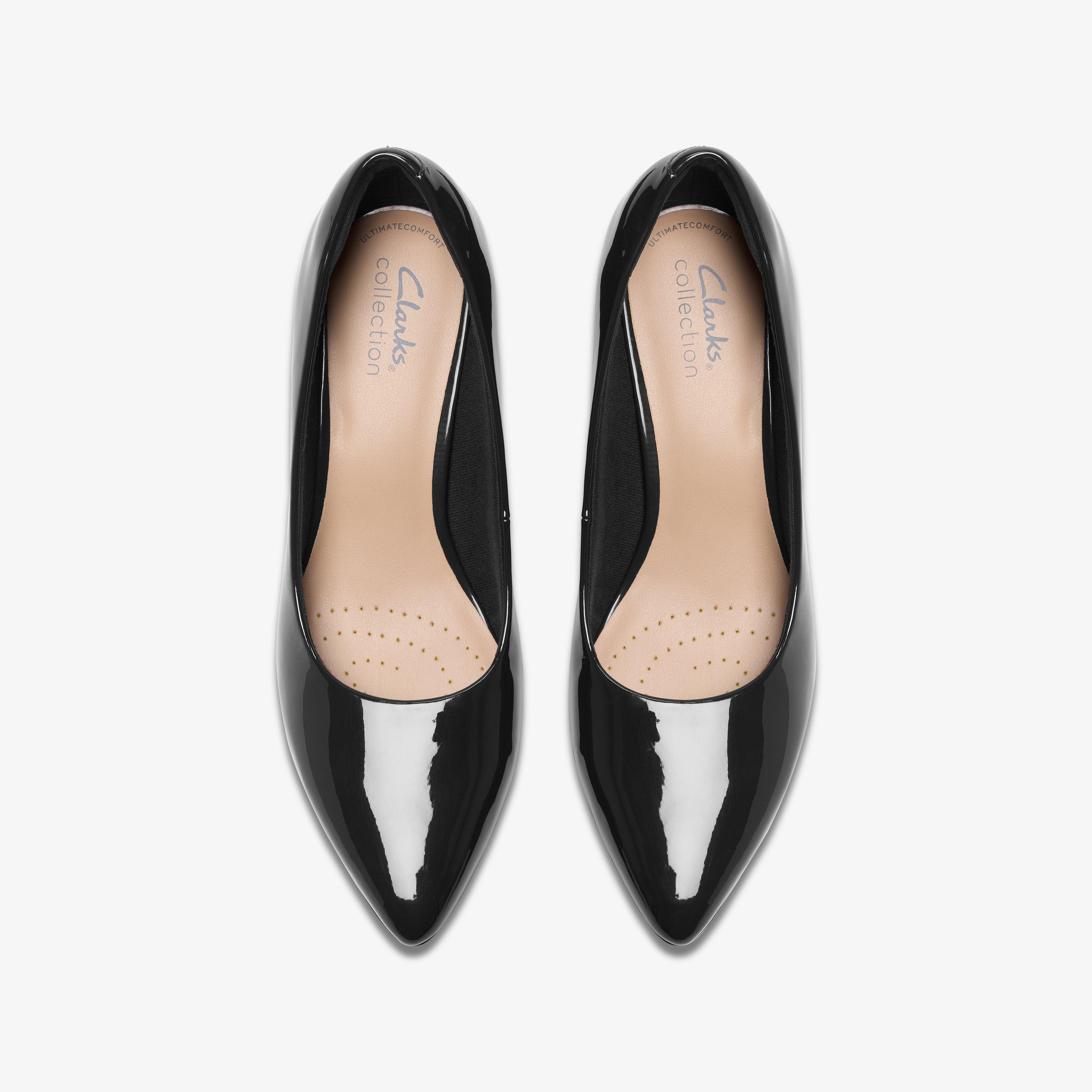 Shondrah Jade Vernis noir Chaussures sans lacets, view 6 of 6