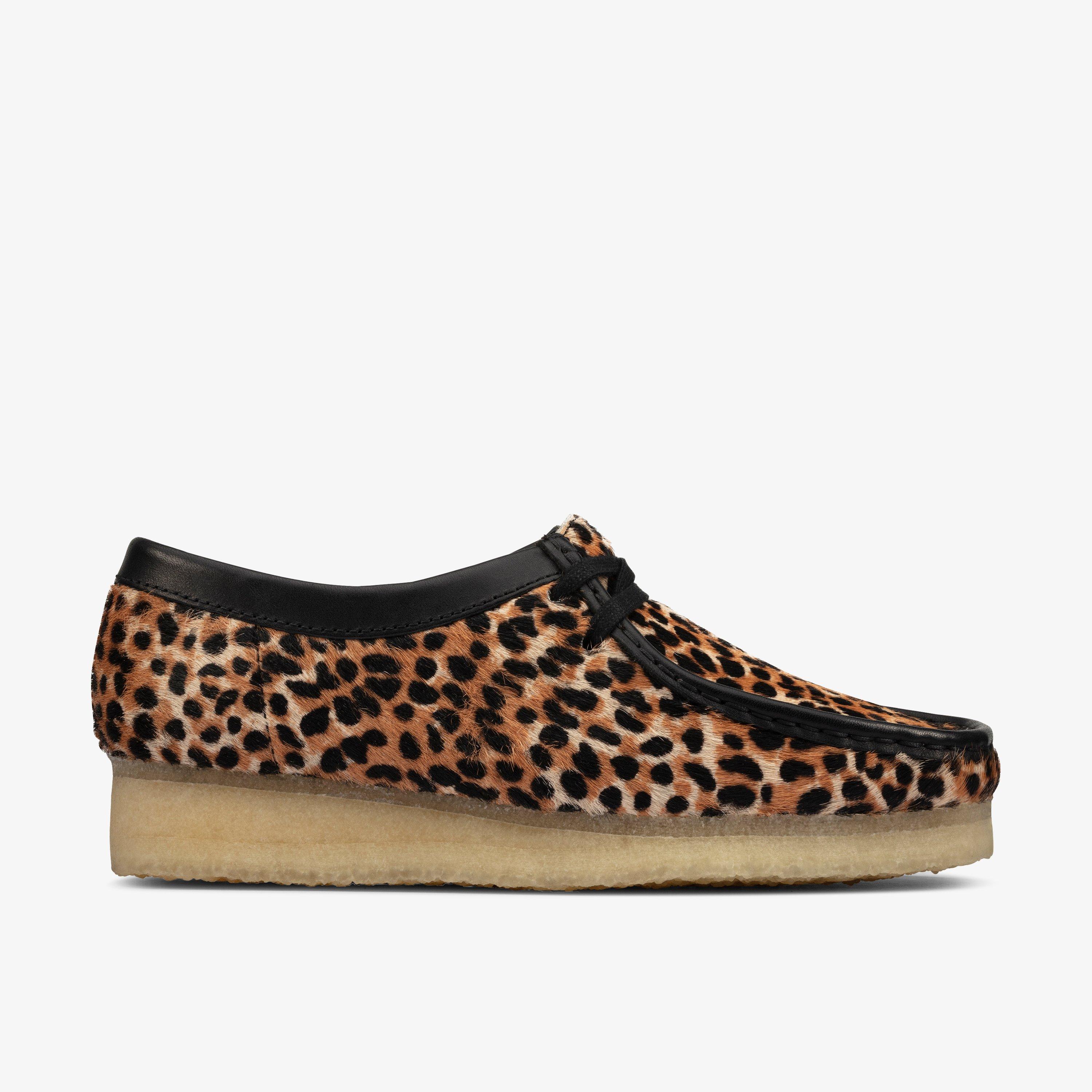 Womens Wallabee Leopard Print Shoes | Clarks IE