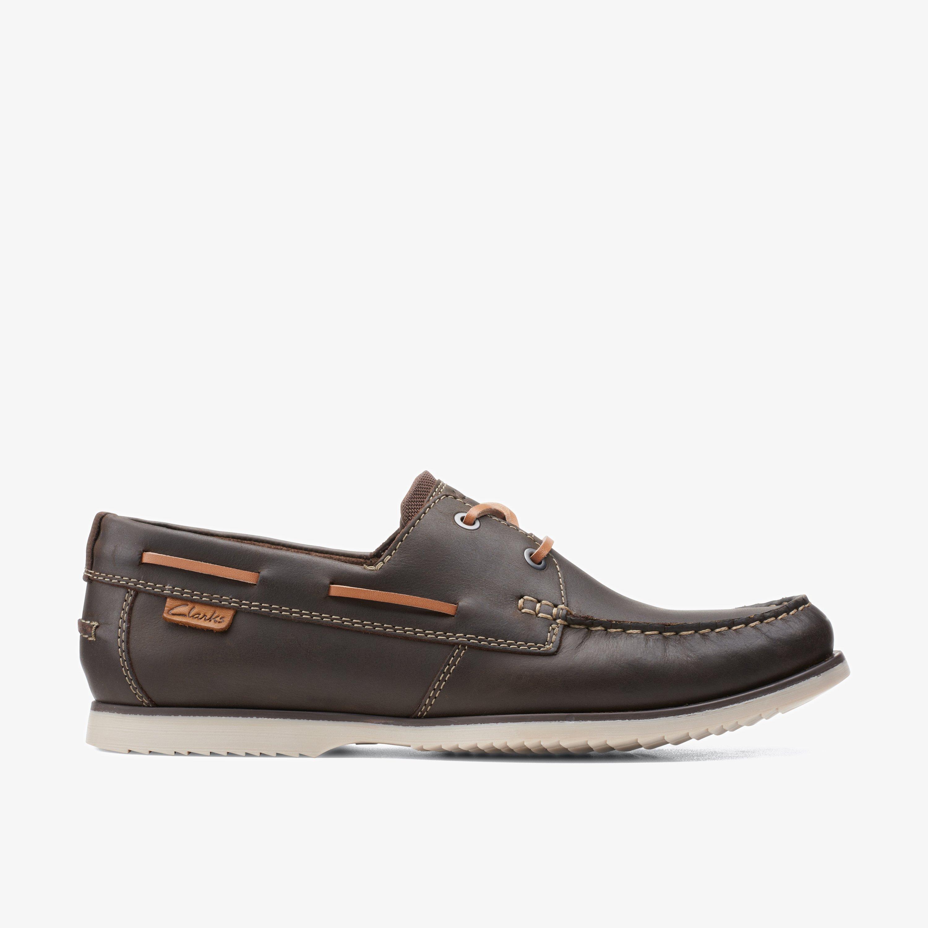 MENS Noonan Lace Dark Brown Shoes | Clarks