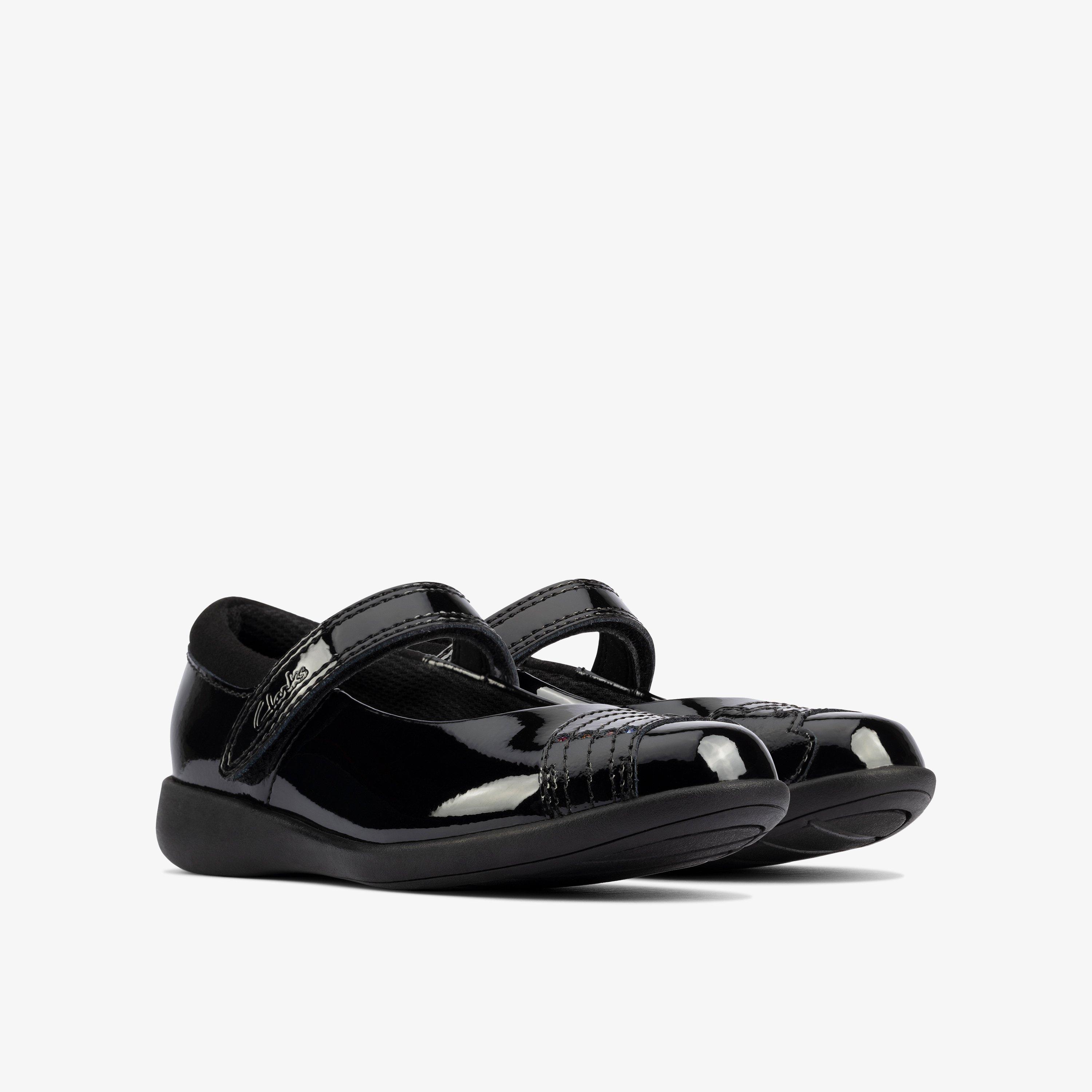 Etch Beam Toddler Black Patent Mary Jane School Shoes, view 4 of 6